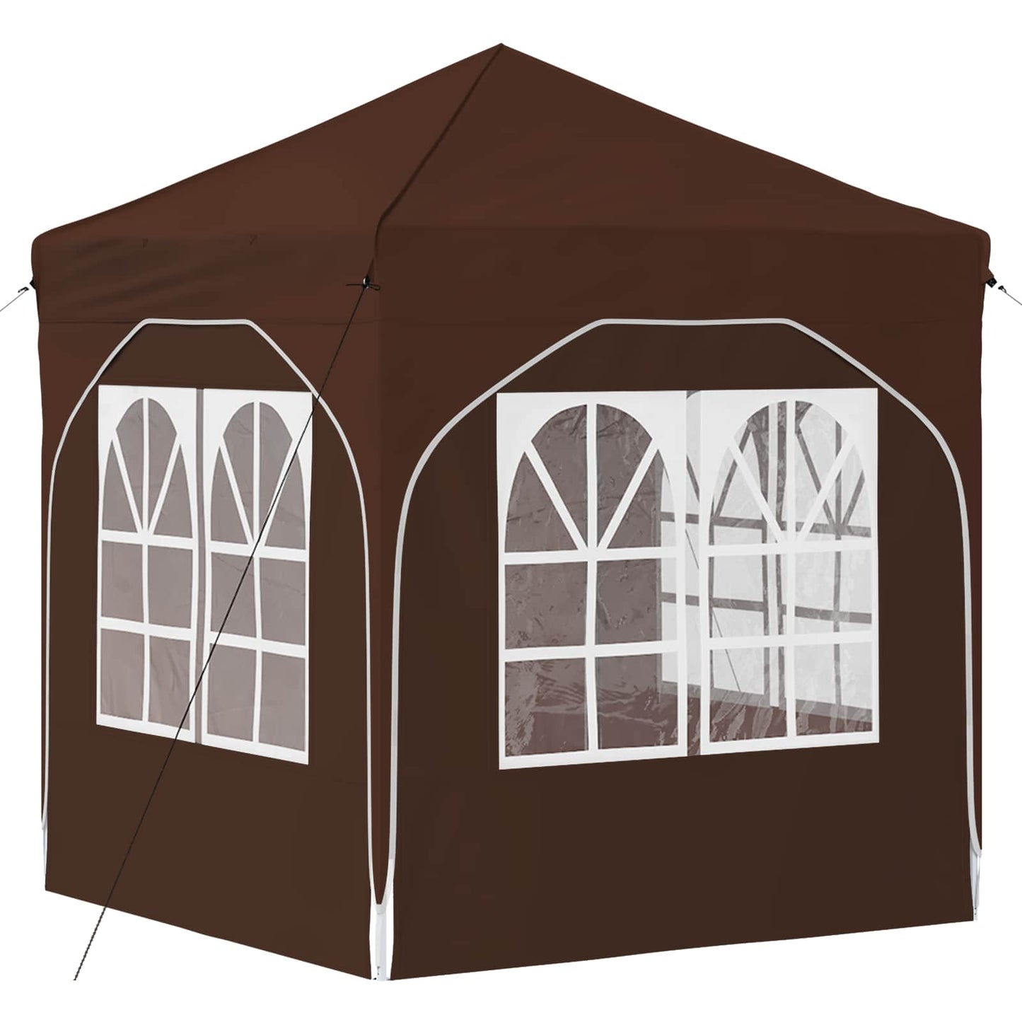 Pop-up Feesttent 192 x 192 x 245 cm Bruin is nu te koop bij PeponiXL, paradijselijk wonen!