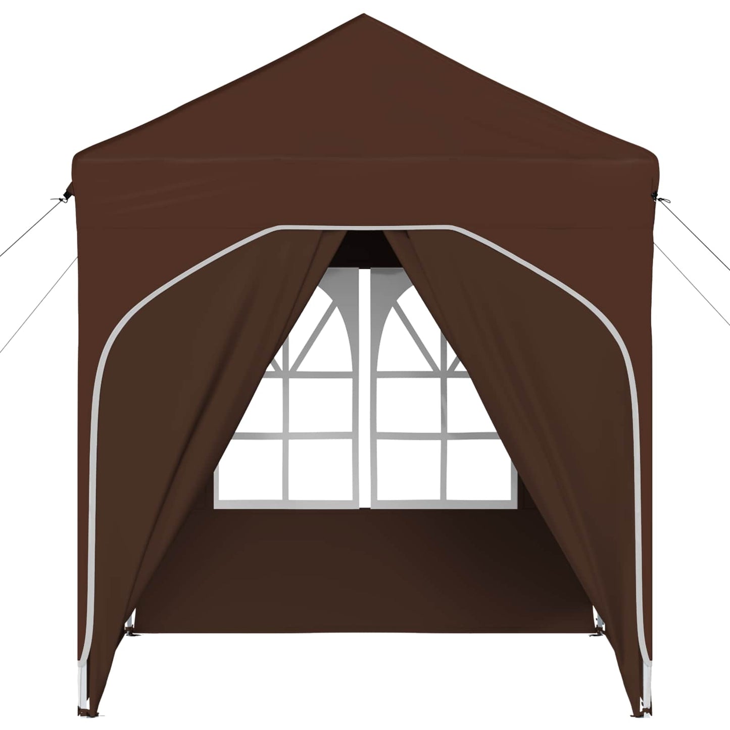 Pop-up Feesttent 192 x 192 x 245 cm Bruin is nu te koop bij PeponiXL, paradijselijk wonen!