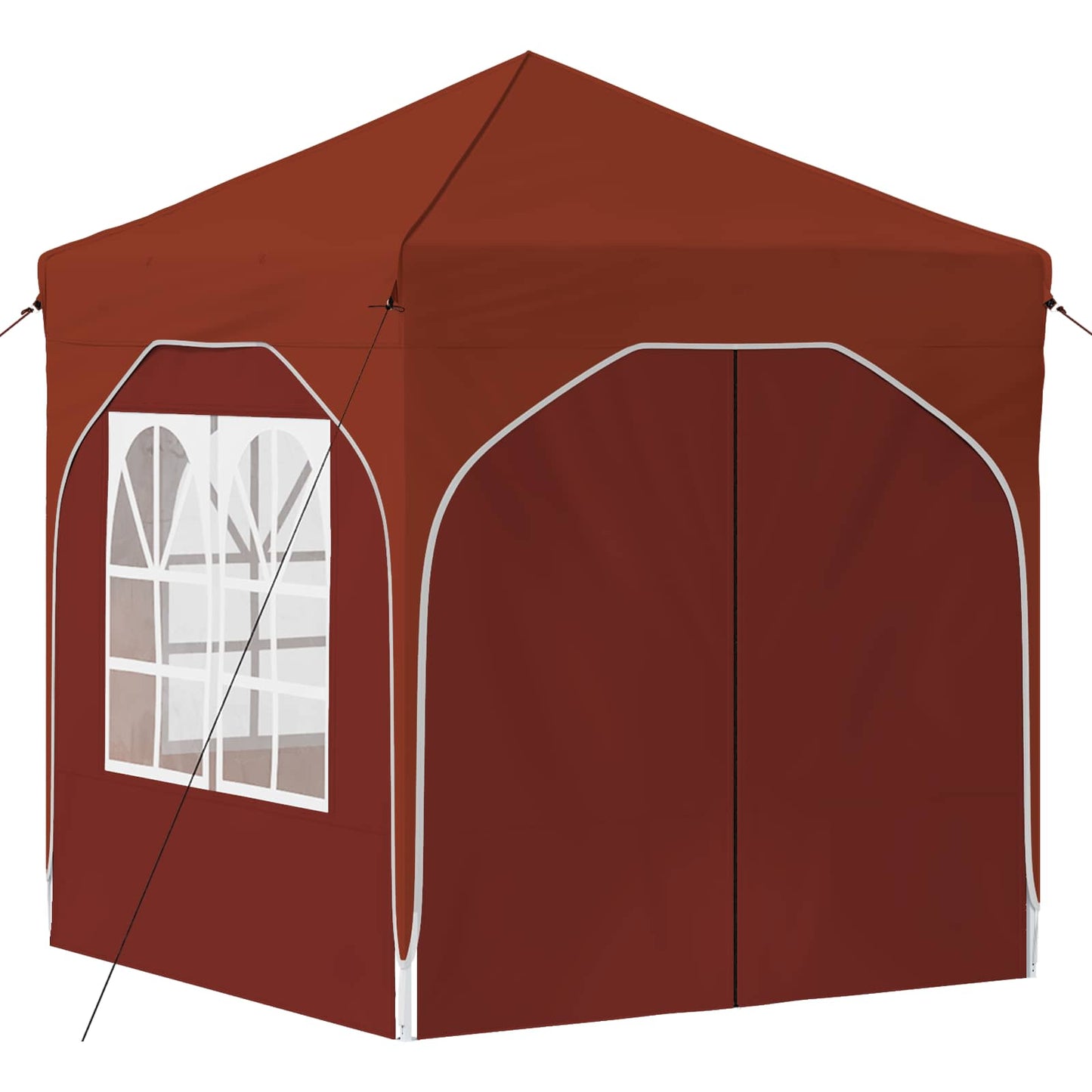 Pop-up Feesttent 192 x 192 x 245 cm Terracotta is nu te koop bij PeponiXL, paradijselijk wonen!