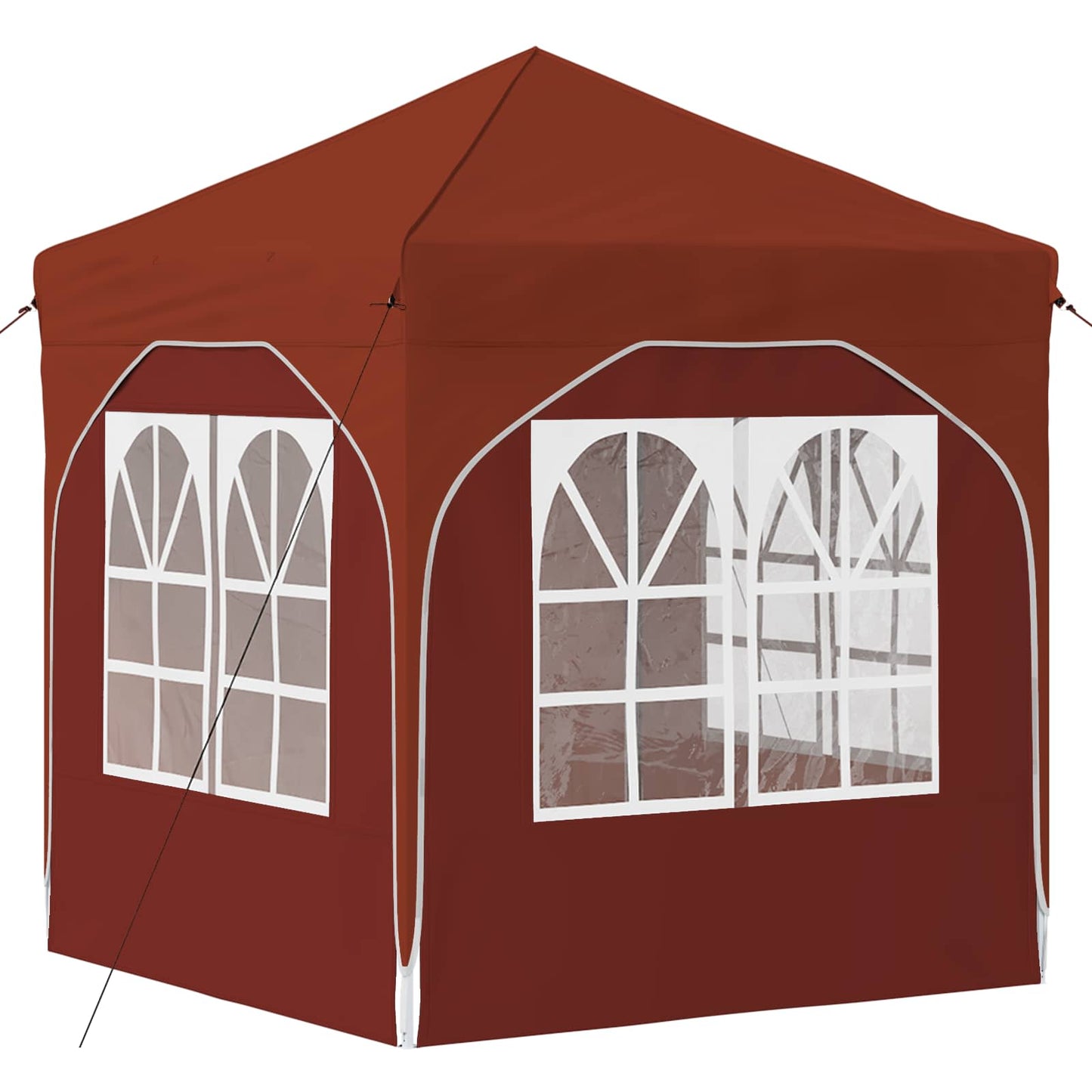 Pop-up Feesttent 192 x 192 x 245 cm Terracotta is nu te koop bij PeponiXL, paradijselijk wonen!
