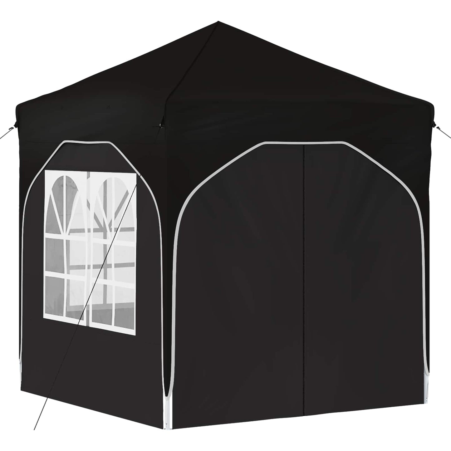 Pop-up Feesttent 192 x 192 x 245 cm Zwart is nu te koop bij PeponiXL, paradijselijk wonen!
