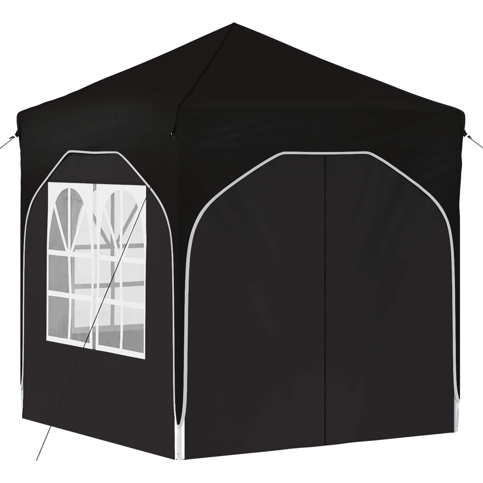 Pop-up Feesttent 192 x 192 x 245 cm Zwart is nu te koop bij PeponiXL, paradijselijk wonen!