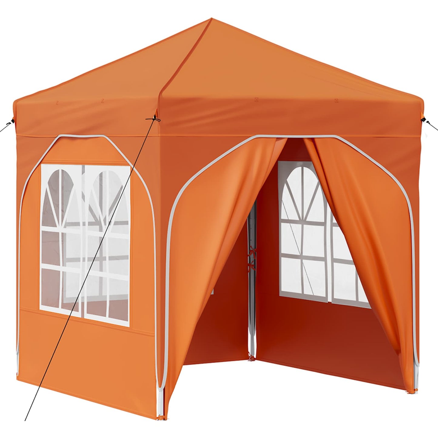Pop-up Feesttent 192 x 192 x 245 cm Oranje is nu te koop bij PeponiXL, paradijselijk wonen!