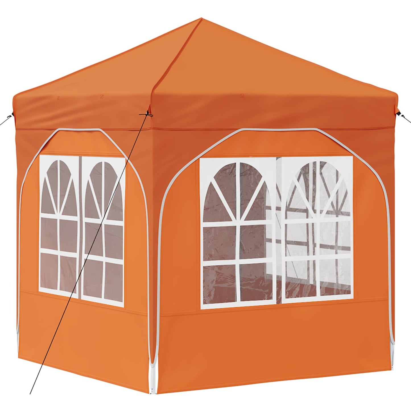 Pop-up Feesttent 192 x 192 x 245 cm Oranje is nu te koop bij PeponiXL, paradijselijk wonen!