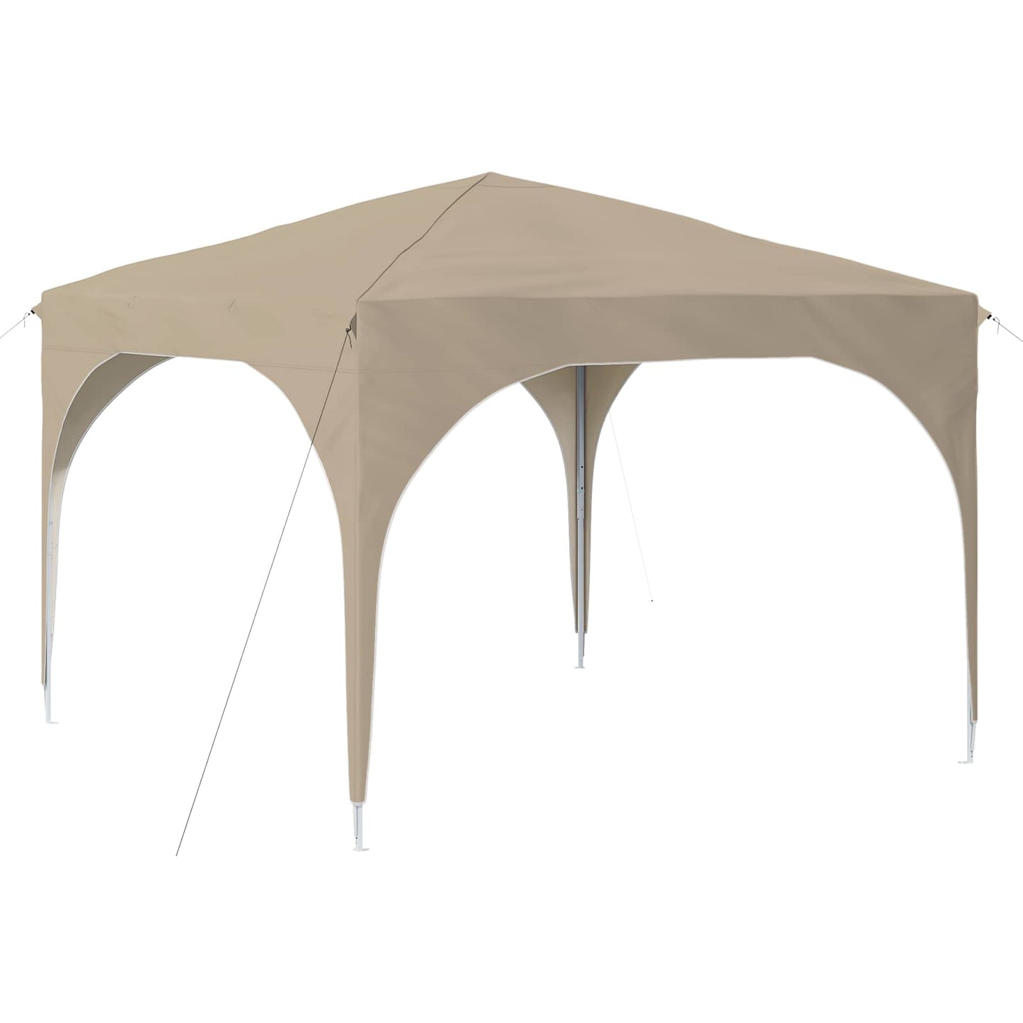 Pop-up Feesttent 290 x 290 x 245 cm Crèmekleurig is nu te koop bij PeponiXL, paradijselijk wonen!