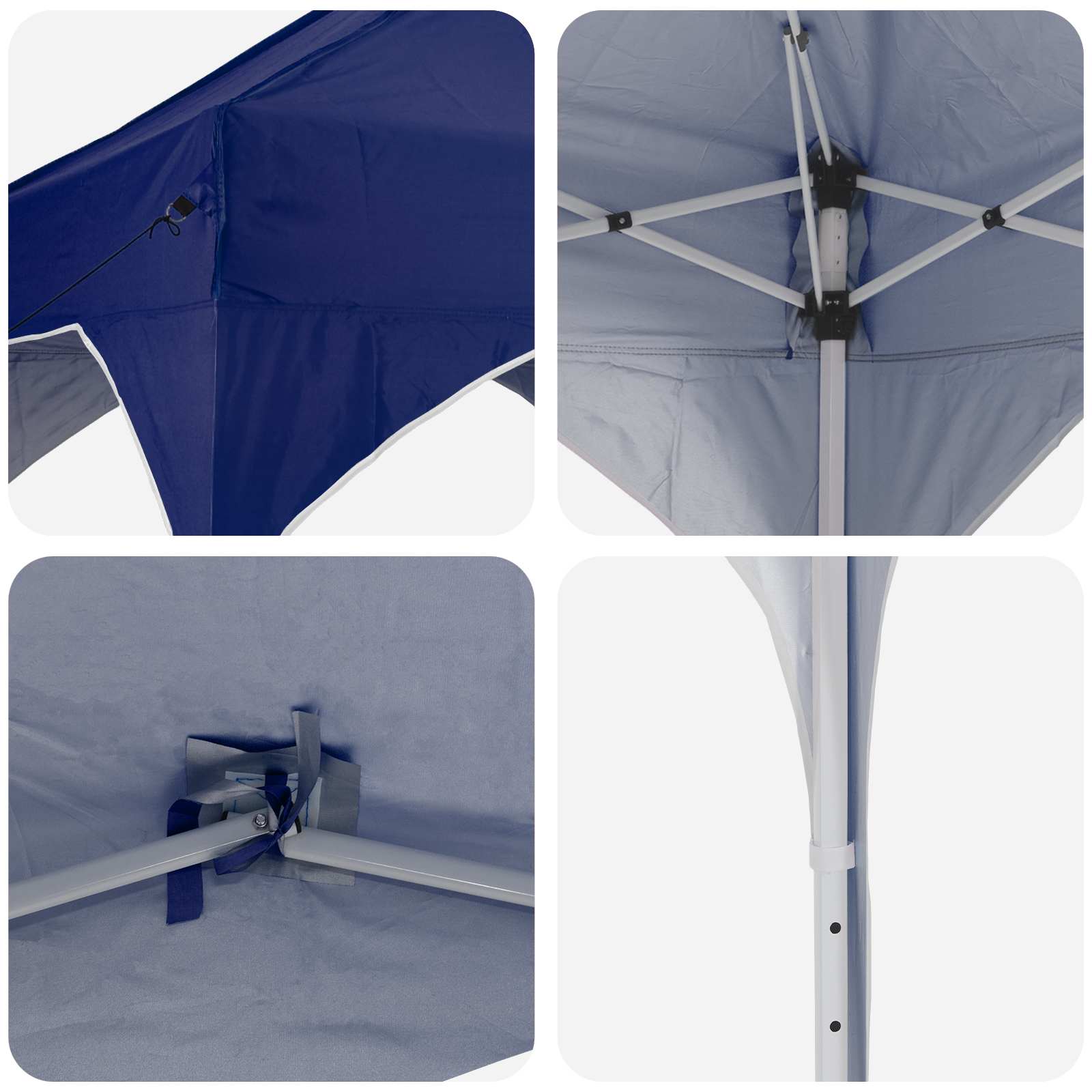 Pop-up Feesttent 290 x 290 x 245 cm Blauw is nu te koop bij PeponiXL, paradijselijk wonen!