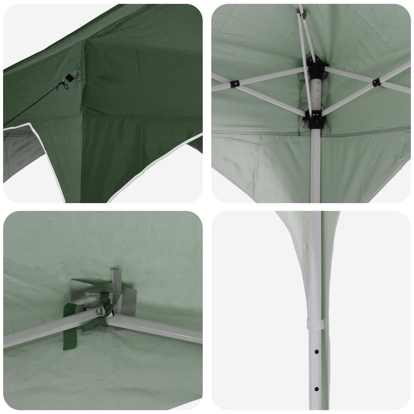 Pop-up Feesttent 290 x 290 x 245 cm Groen is nu te koop bij PeponiXL, paradijselijk wonen!