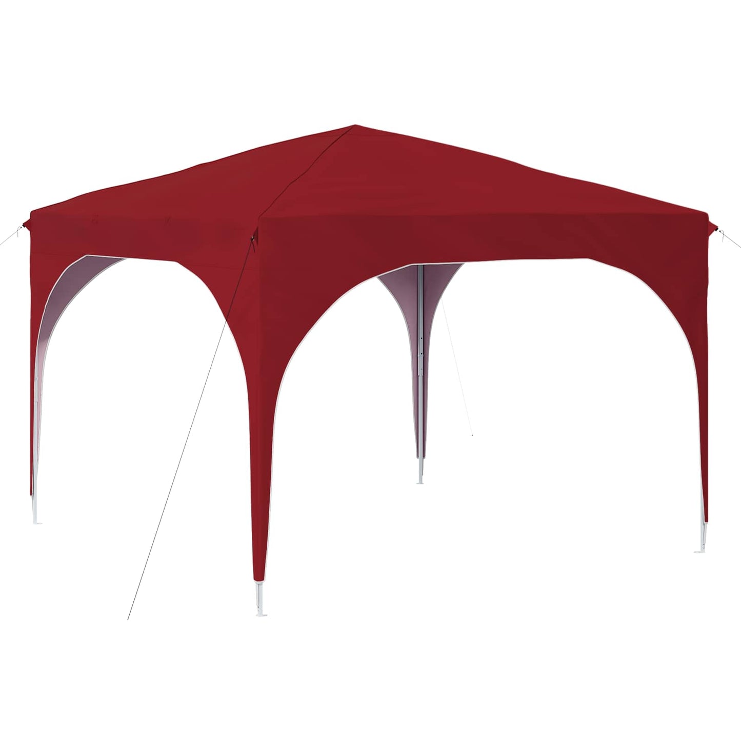 Pop-up Feesttent 290 x 290 x 245 cm Bordeauxrood is nu te koop bij PeponiXL, paradijselijk wonen!