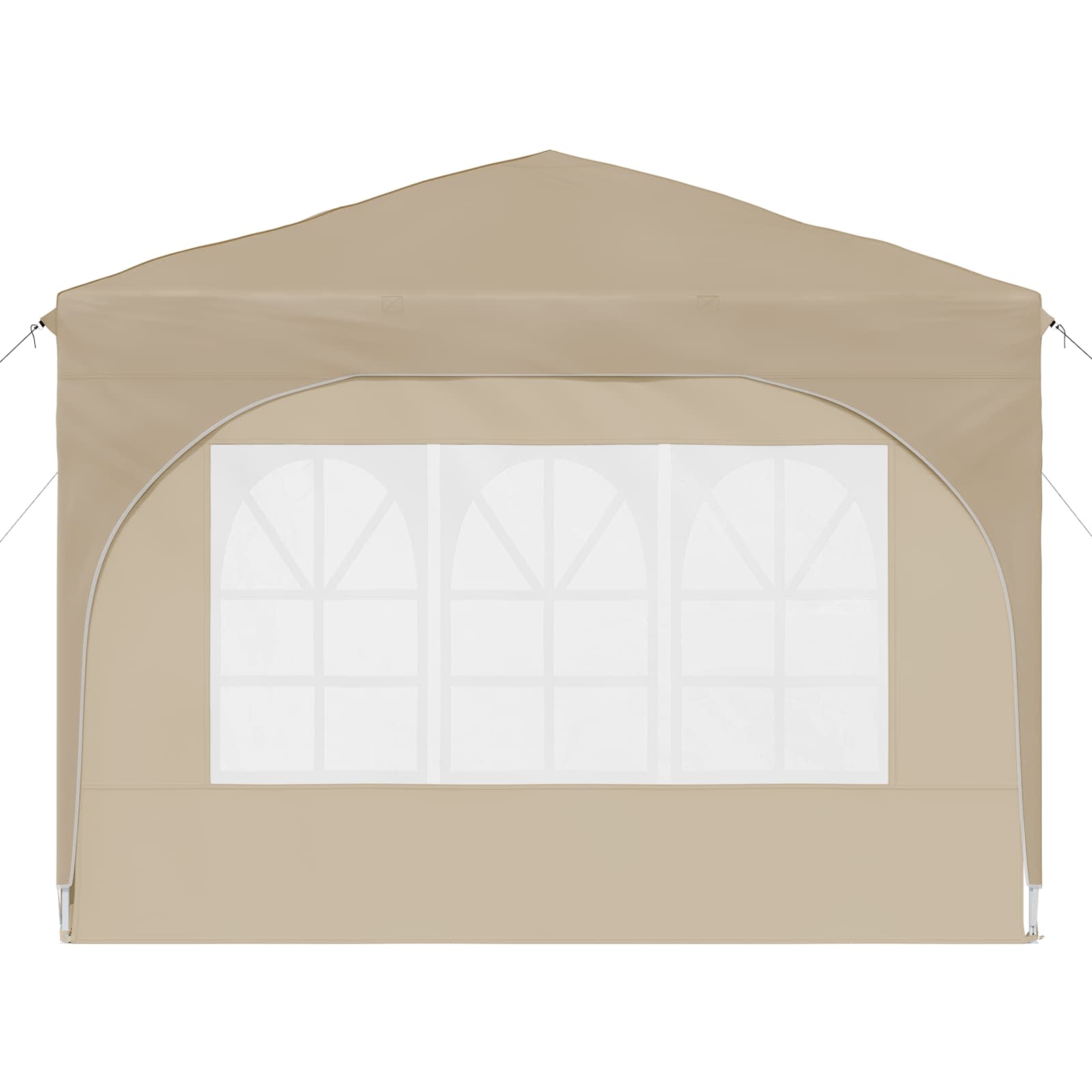 Pop-up Feesttent 290 x 290 x 245 cm Crèmekleurig is nu te koop bij PeponiXL, paradijselijk wonen!
