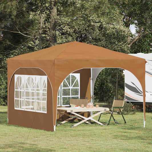 Pop-up Feesttent 290 x 290 x 245 cm Beige is nu te koop bij PeponiXL, paradijselijk wonen!