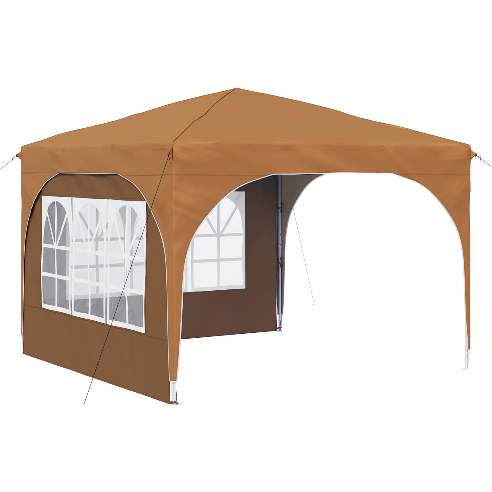Pop-up Feesttent 290 x 290 x 245 cm Beige is nu te koop bij PeponiXL, paradijselijk wonen!