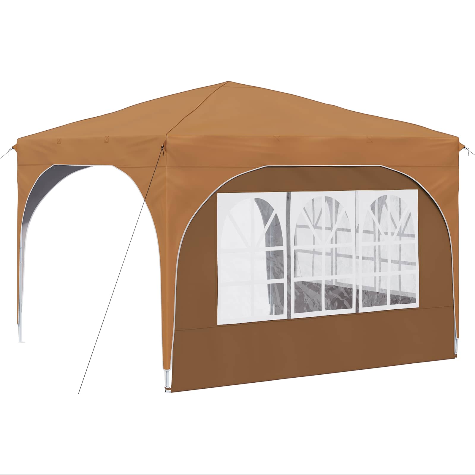Pop-up Feesttent 290 x 290 x 245 cm Beige is nu te koop bij PeponiXL, paradijselijk wonen!