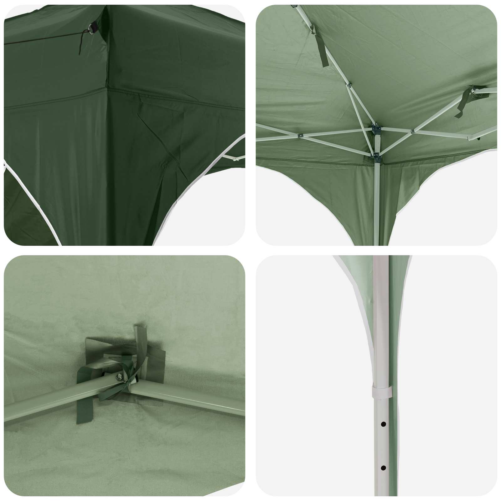Pop-up Feesttent 290 x 290 x 245 cm Groen is nu te koop bij PeponiXL, paradijselijk wonen!