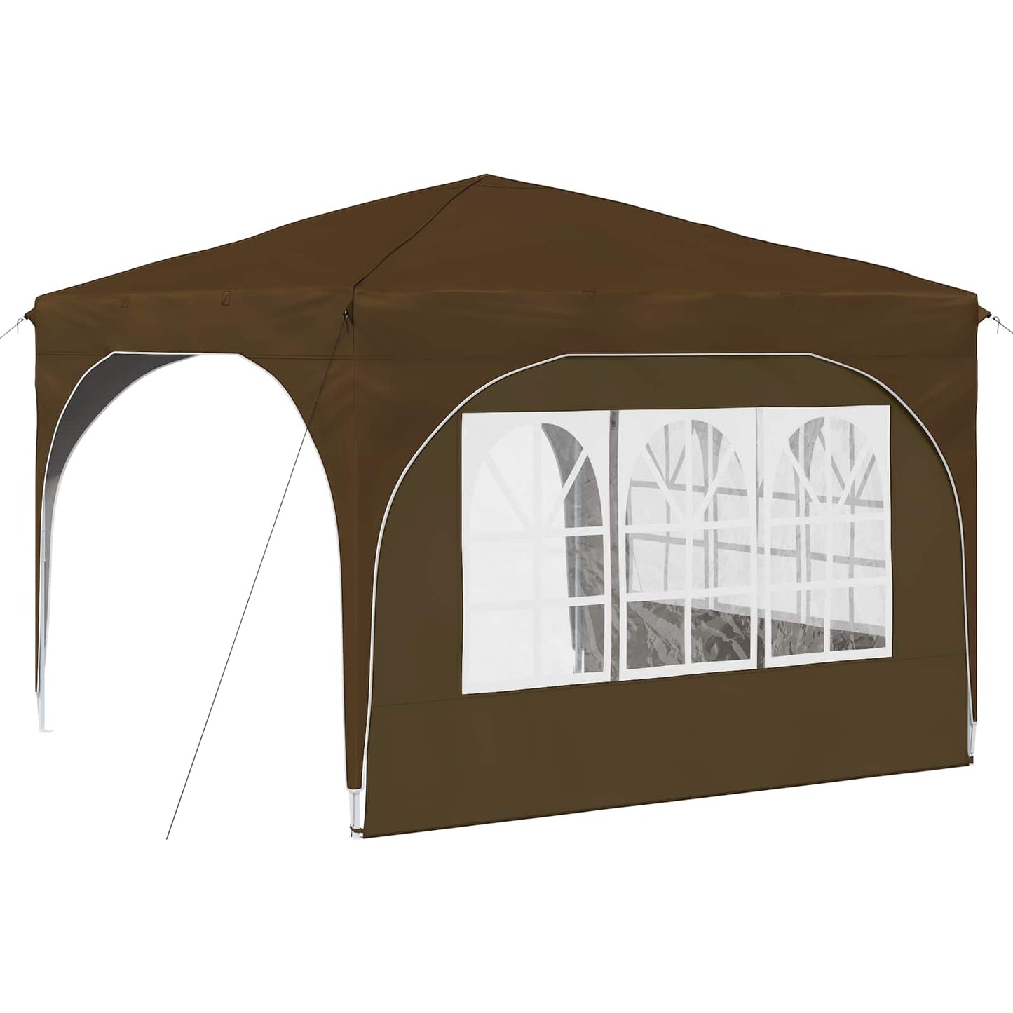 Pop-up Feesttent 290 x 290 x 245 cm Taupe is nu te koop bij PeponiXL, paradijselijk wonen!