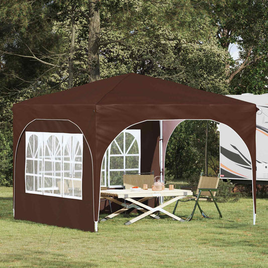 Pop-up Feesttent 290 x 290 x 245 cm Bruin is nu te koop bij PeponiXL, paradijselijk wonen!