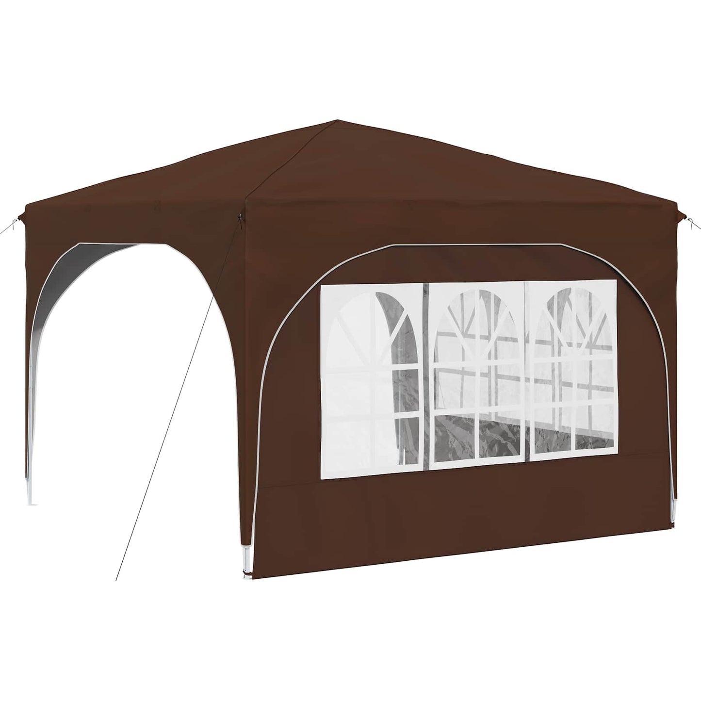 Pop-up Feesttent 290 x 290 x 245 cm Bruin is nu te koop bij PeponiXL, paradijselijk wonen!