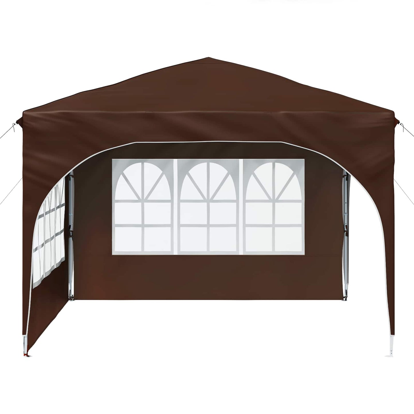 Pop-up Feesttent 290 x 290 x 245 cm Bruin is nu te koop bij PeponiXL, paradijselijk wonen!