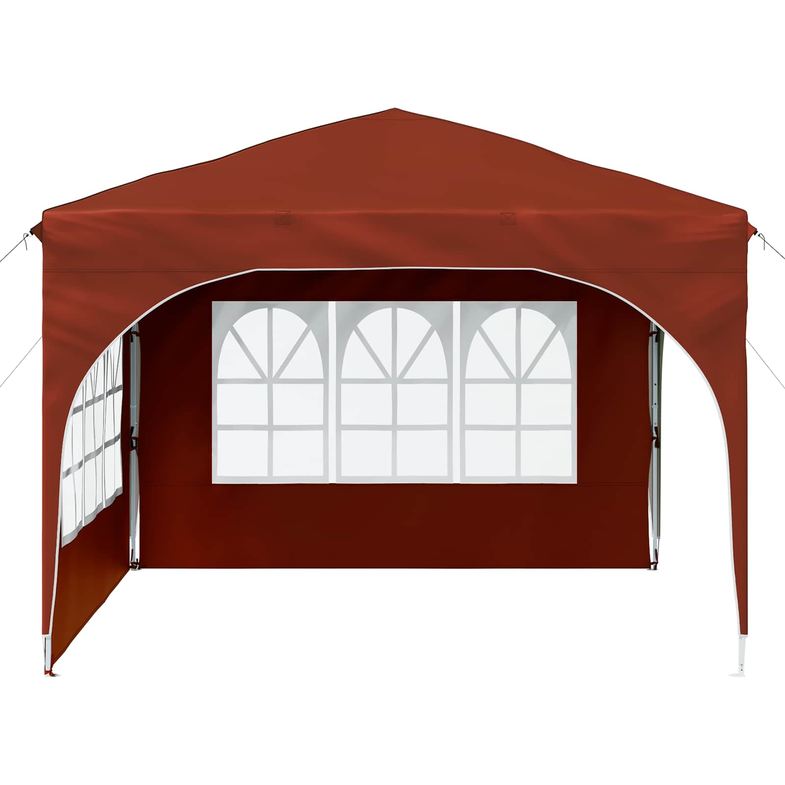 Pop-up Feesttent 290 x 290 x 245 cm Terracotta is nu te koop bij PeponiXL, paradijselijk wonen!