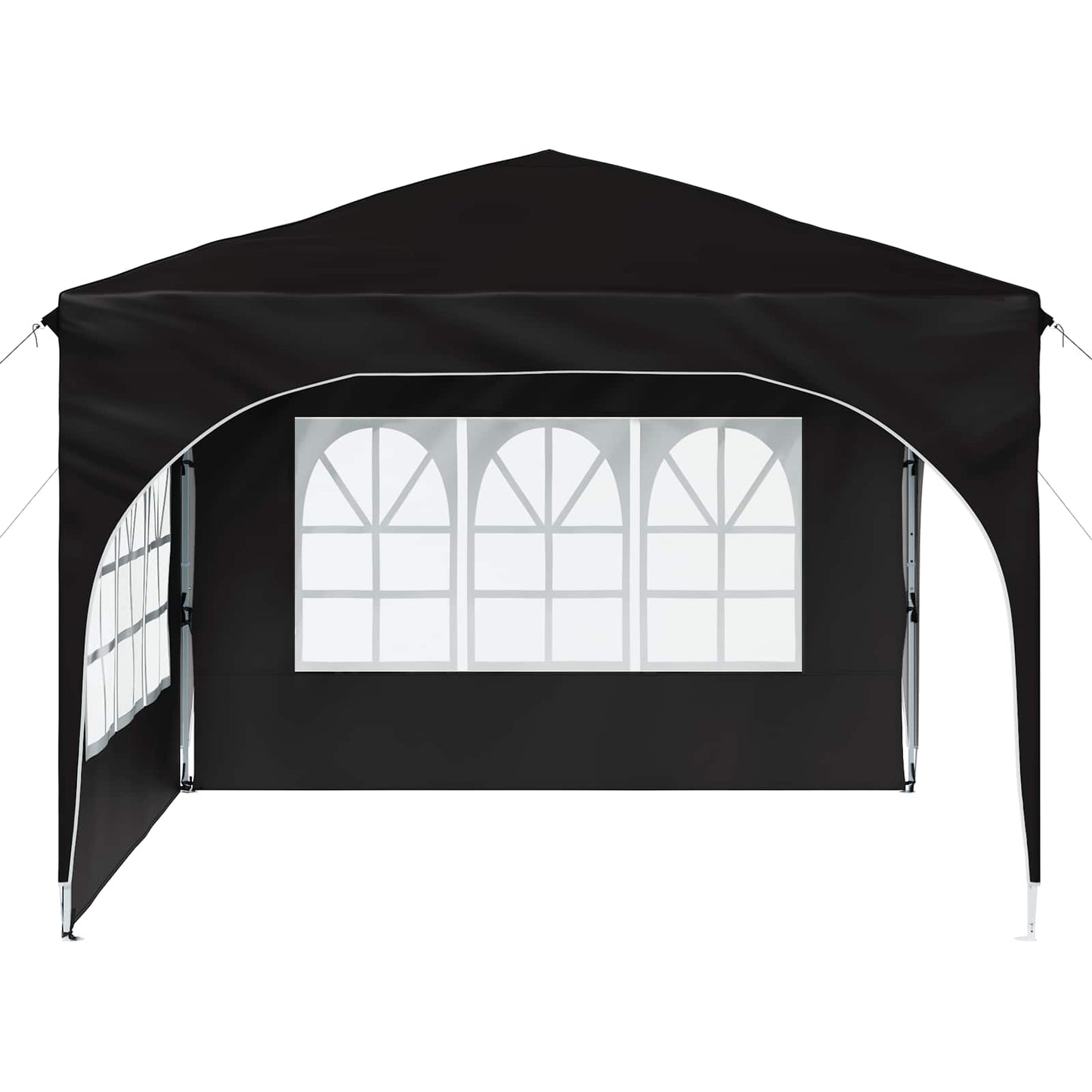 Pop-up Feesttent 290 x 290 x 245 cm Zwart is nu te koop bij PeponiXL, paradijselijk wonen!