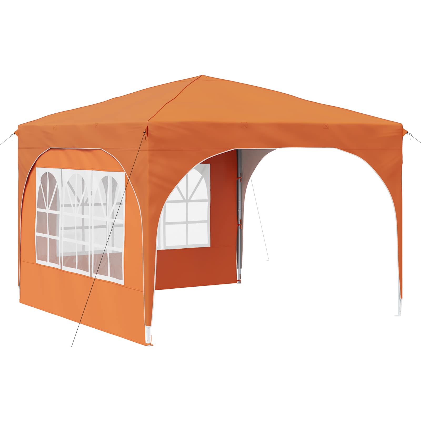 Pop-up Feesttent 290 x 290 x 245 cm Oranje is nu te koop bij PeponiXL, paradijselijk wonen!