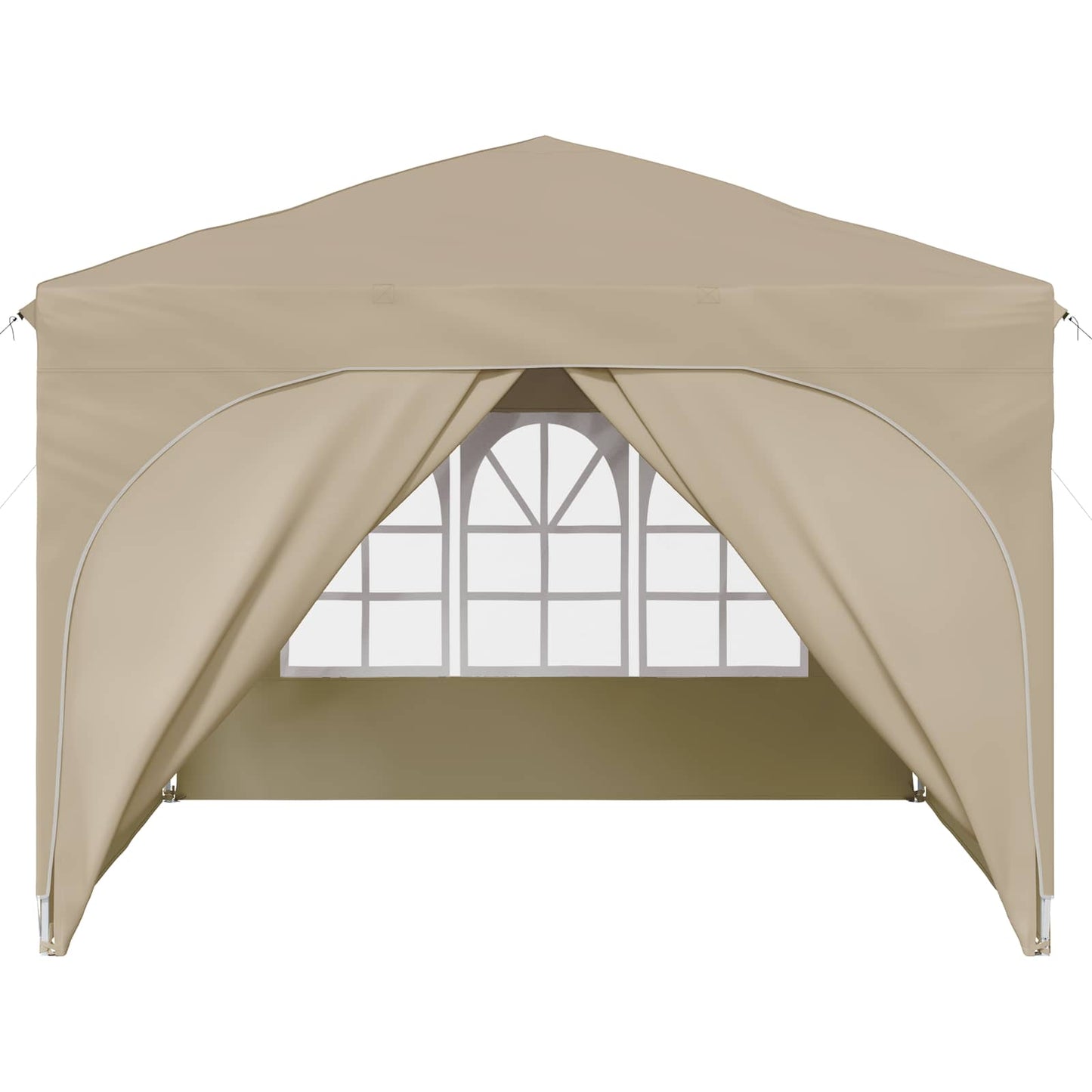 Pop-up Feesttent 290 x 290 x 245 cm Crèmekleurig is nu te koop bij PeponiXL, paradijselijk wonen!