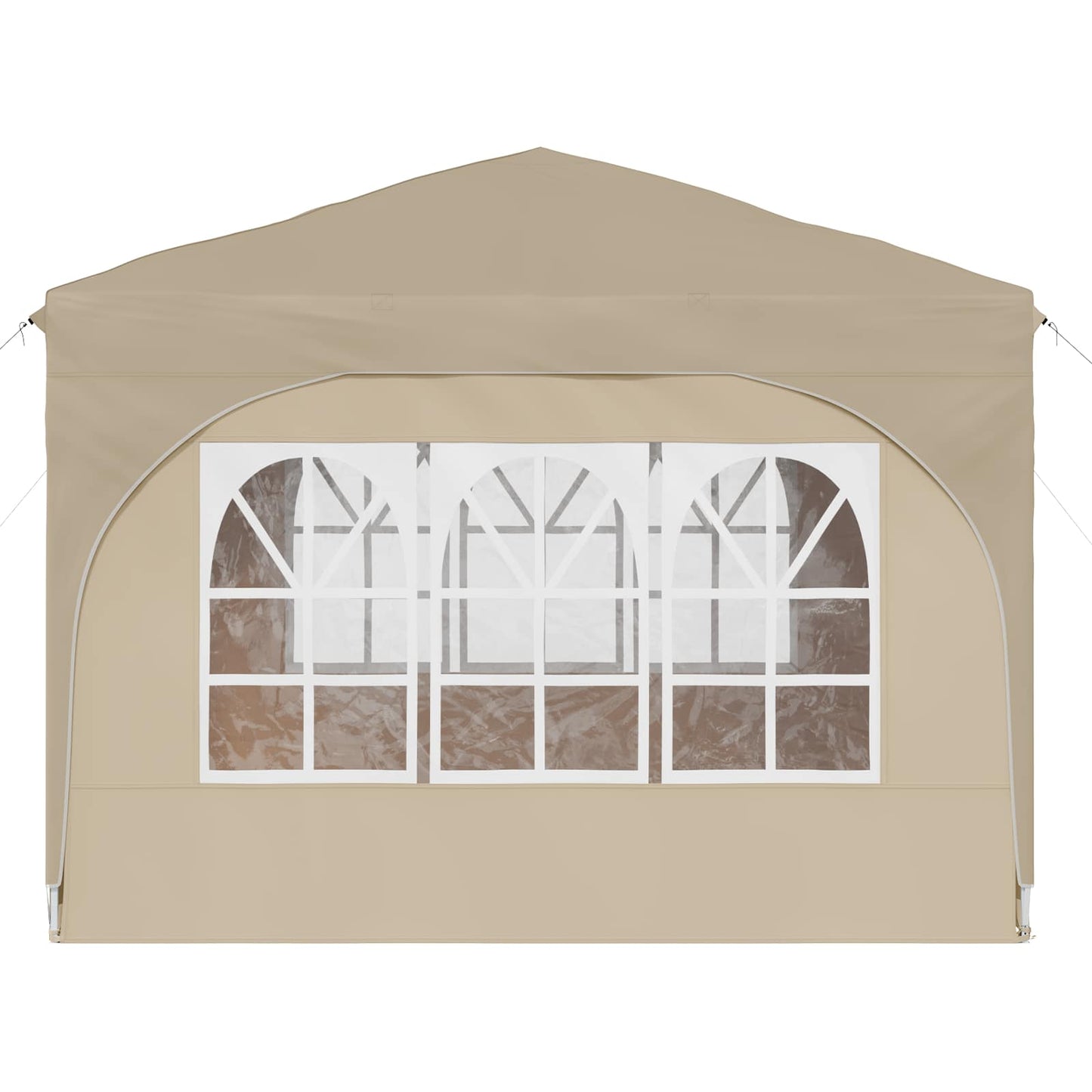 Pop-up Feesttent 290 x 290 x 245 cm Crèmekleurig is nu te koop bij PeponiXL, paradijselijk wonen!