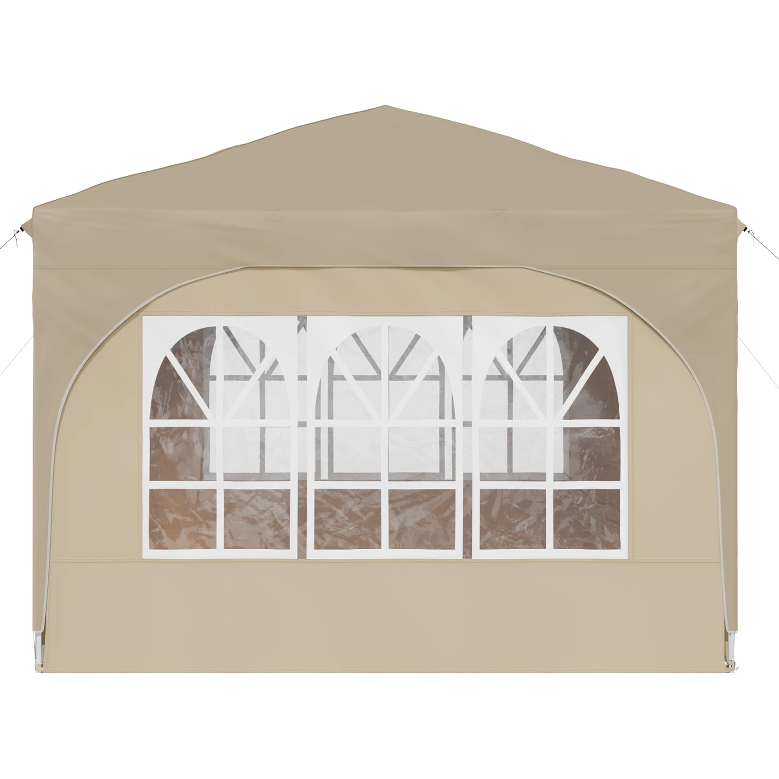 Pop-up Feesttent 290 x 290 x 245 cm Crèmekleurig is nu te koop bij PeponiXL, paradijselijk wonen!