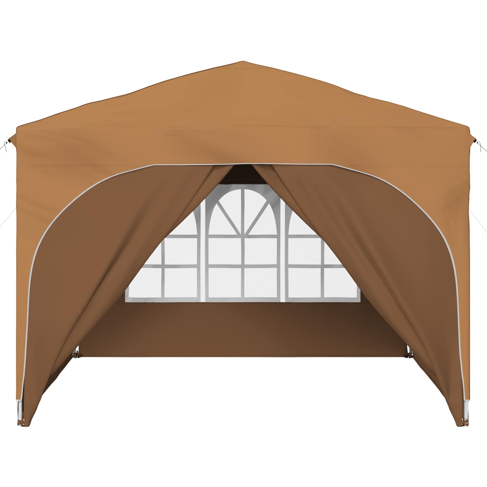 Pop-up Feesttent 290 x 290 x 245 cm Beige is nu te koop bij PeponiXL, paradijselijk wonen!