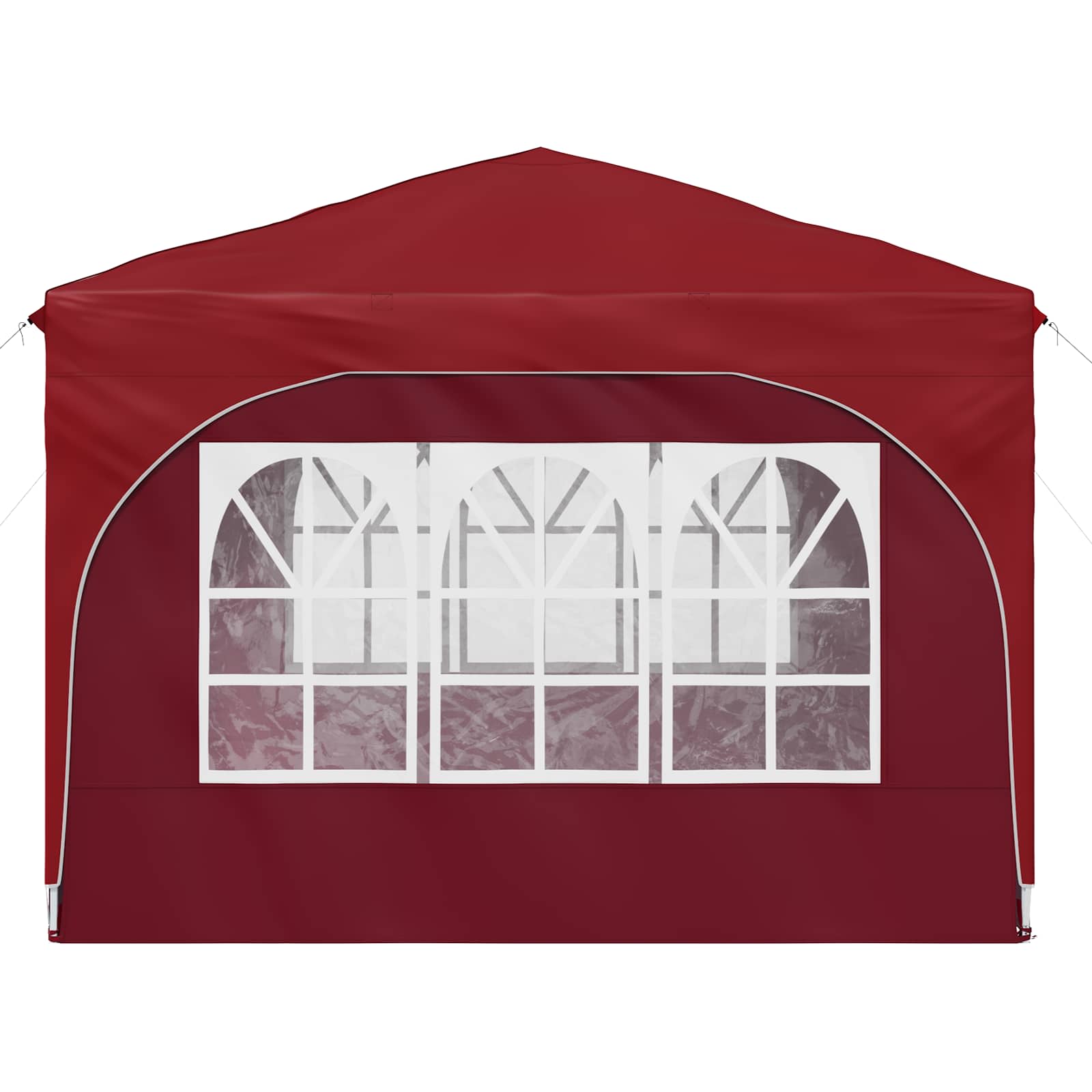Pop-up Feesttent 290 x 290 x 245 cm Bordeauxrood is nu te koop bij PeponiXL, paradijselijk wonen!