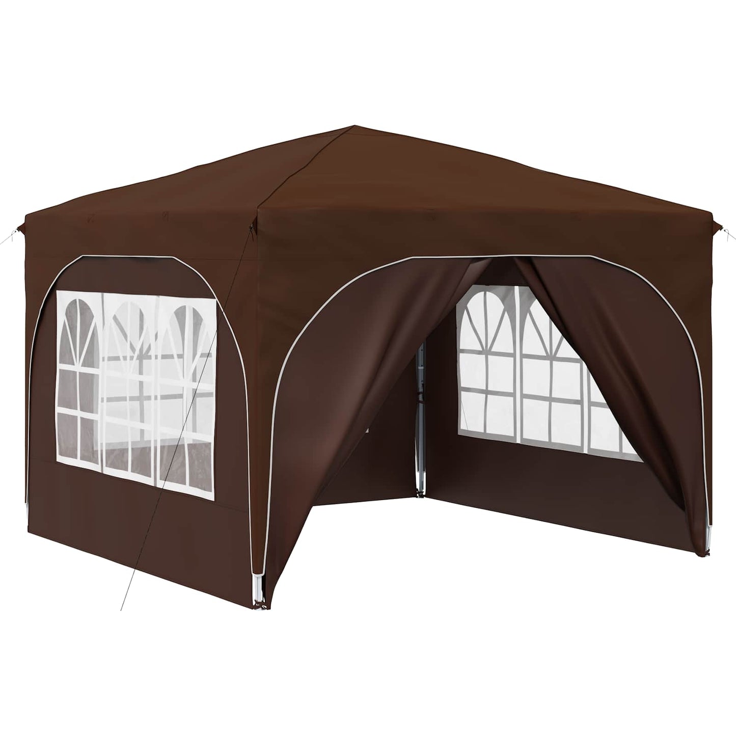 Pop-up Feesttent 290 x 290 x 245 cm Bruin is nu te koop bij PeponiXL, paradijselijk wonen!