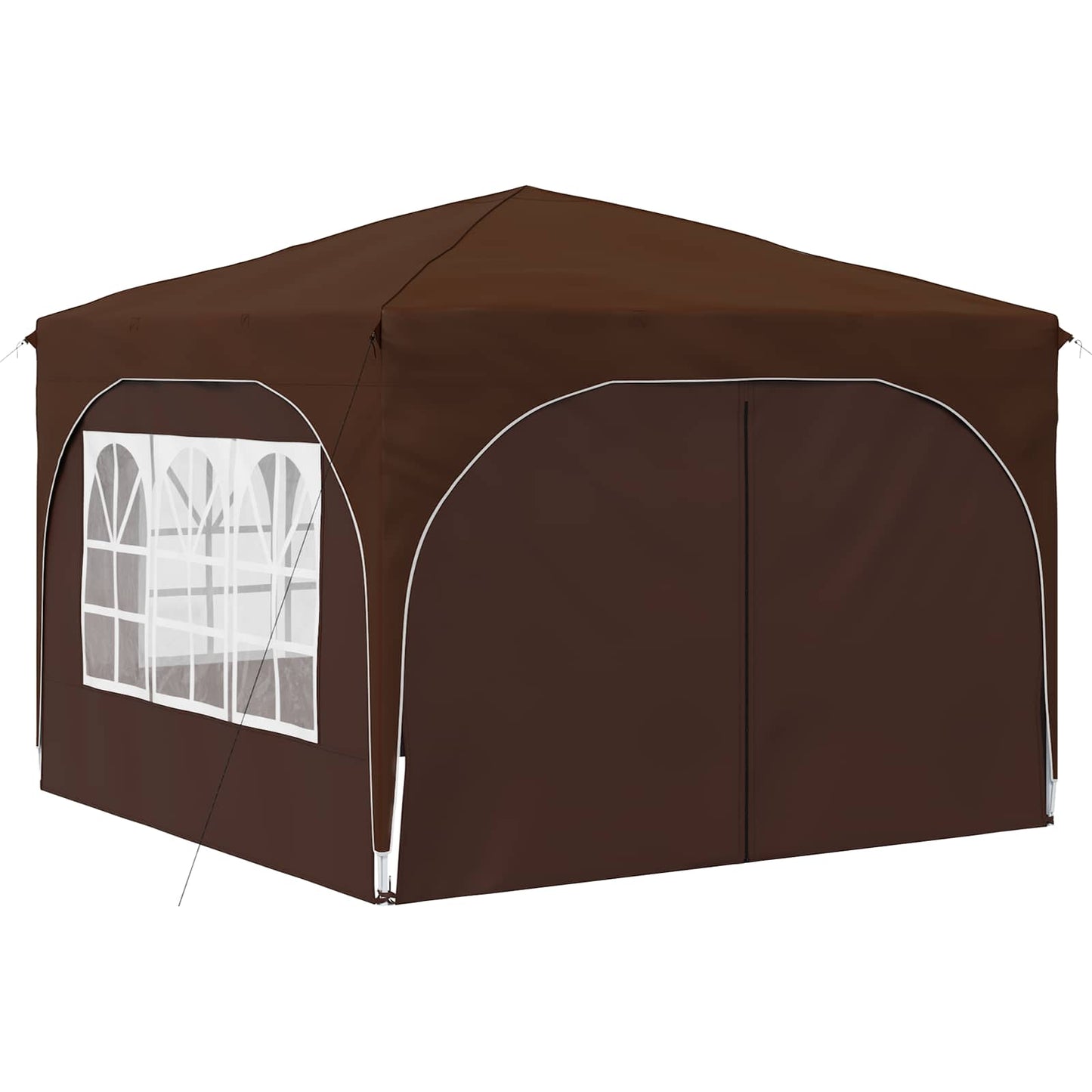 Pop-up Feesttent 290 x 290 x 245 cm Bruin is nu te koop bij PeponiXL, paradijselijk wonen!