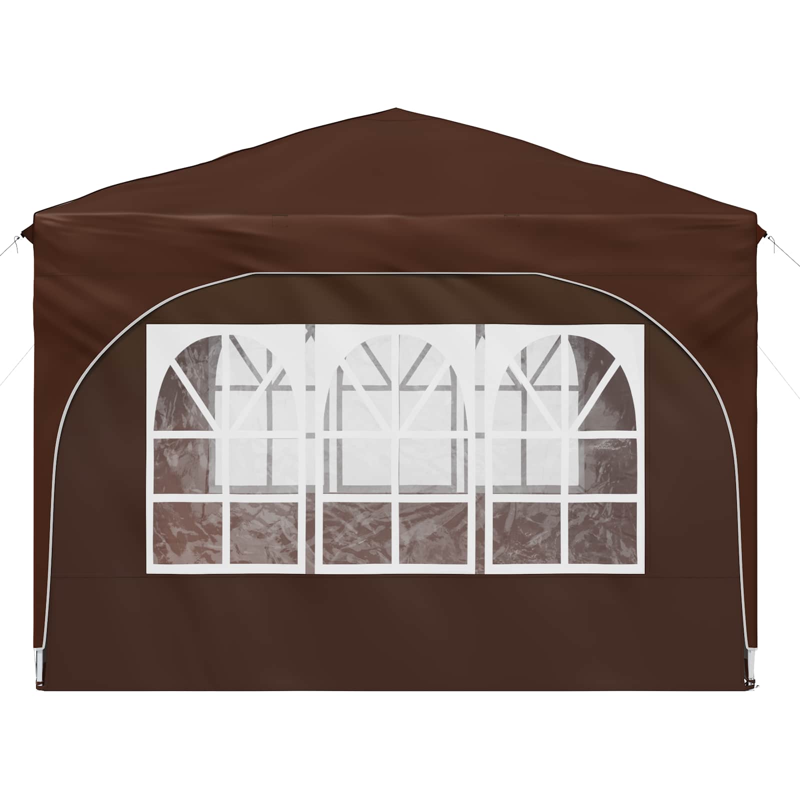 Pop-up Feesttent 290 x 290 x 245 cm Bruin is nu te koop bij PeponiXL, paradijselijk wonen!