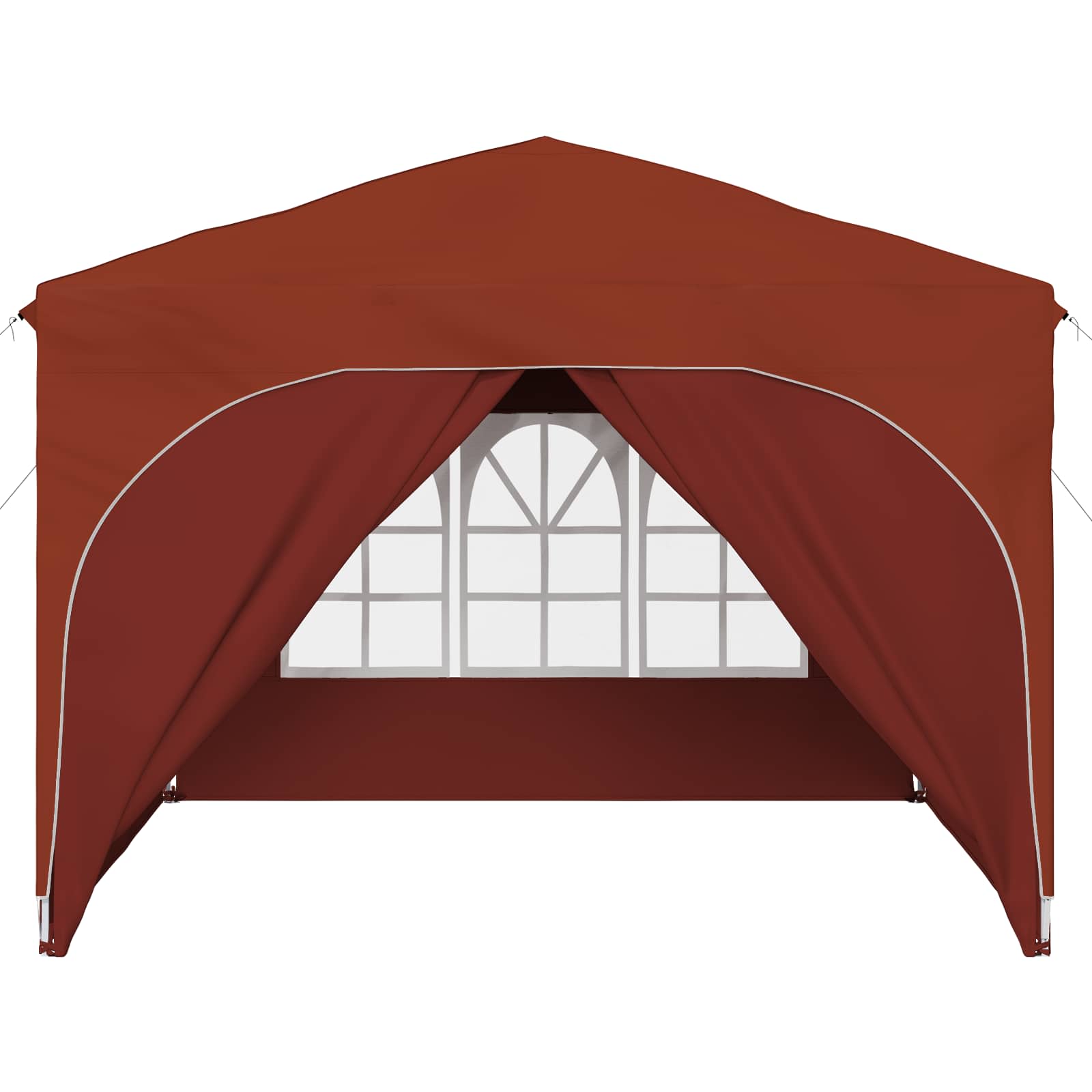 Pop-up Feesttent 290 x 290 x 245 cm Terracotta is nu te koop bij PeponiXL, paradijselijk wonen!