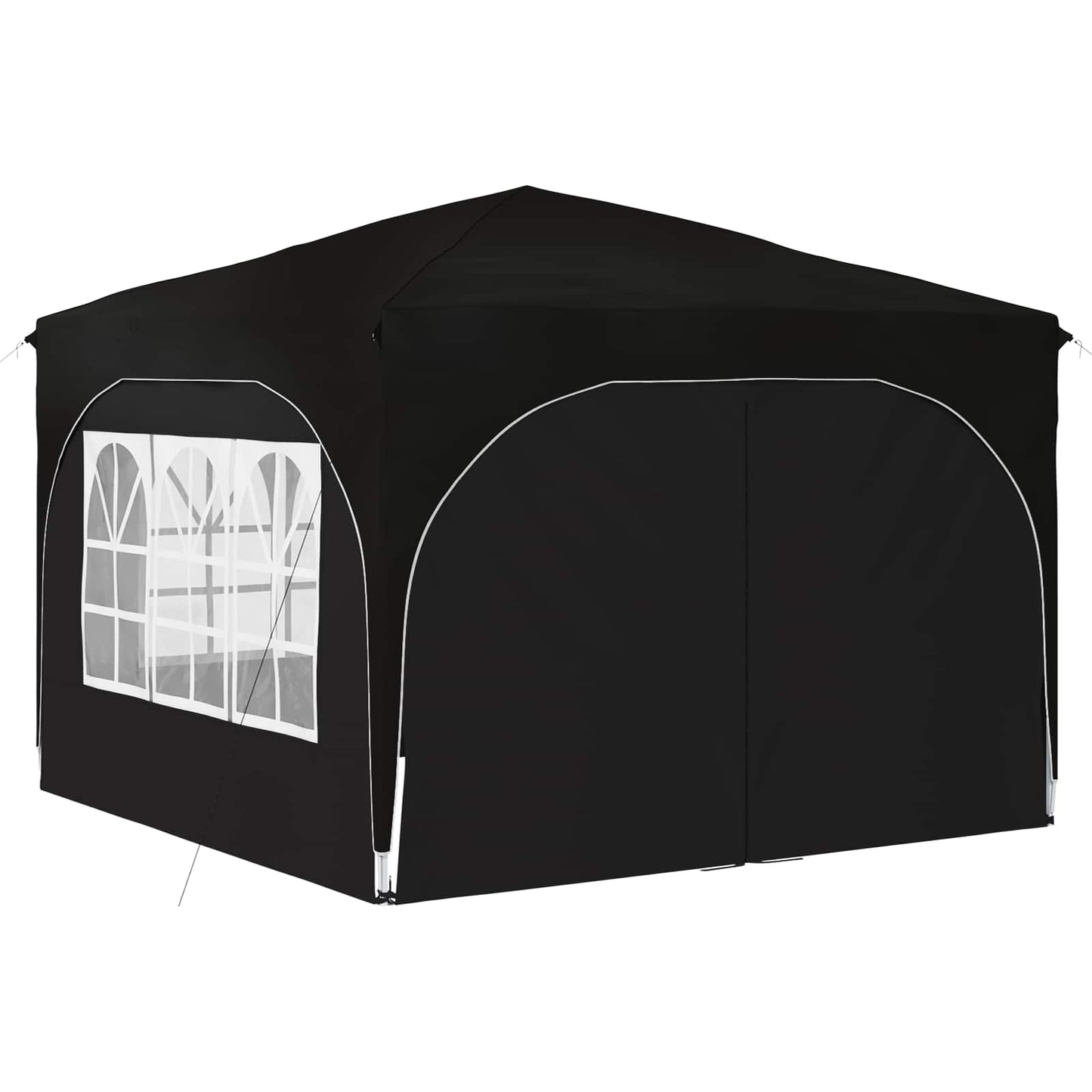 Pop-up Feesttent 290 x 290 x 245 cm Zwart is nu te koop bij PeponiXL, paradijselijk wonen!