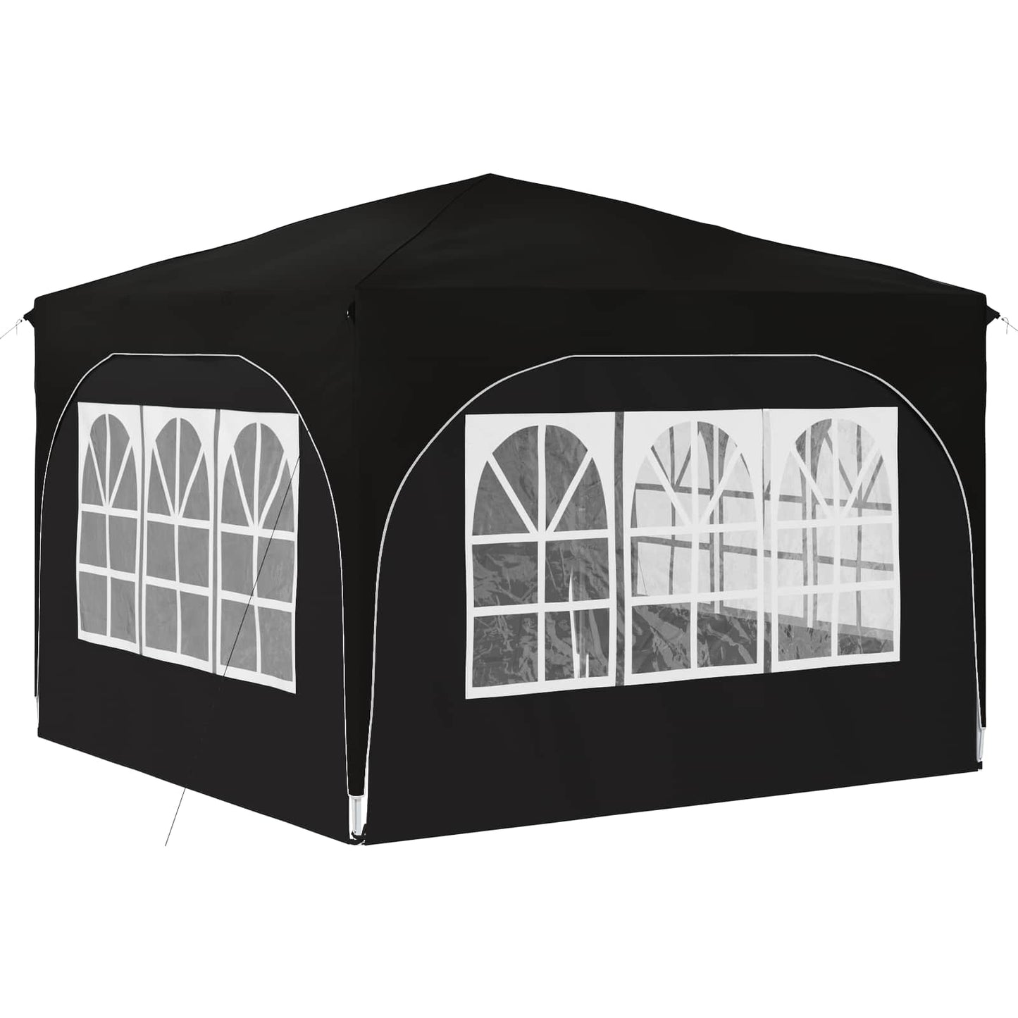 Pop-up Feesttent 290 x 290 x 245 cm Zwart is nu te koop bij PeponiXL, paradijselijk wonen!