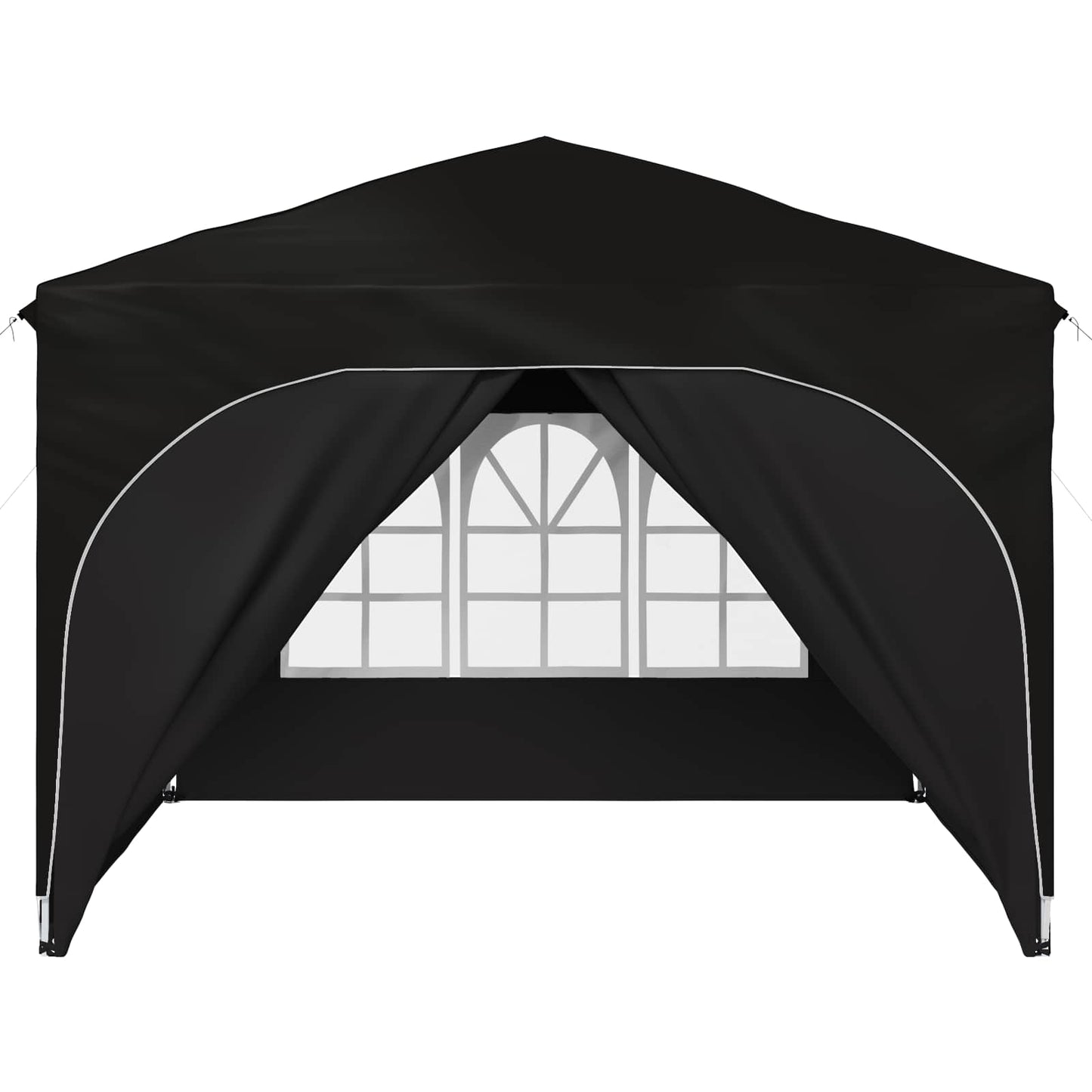 Pop-up Feesttent 290 x 290 x 245 cm Zwart is nu te koop bij PeponiXL, paradijselijk wonen!