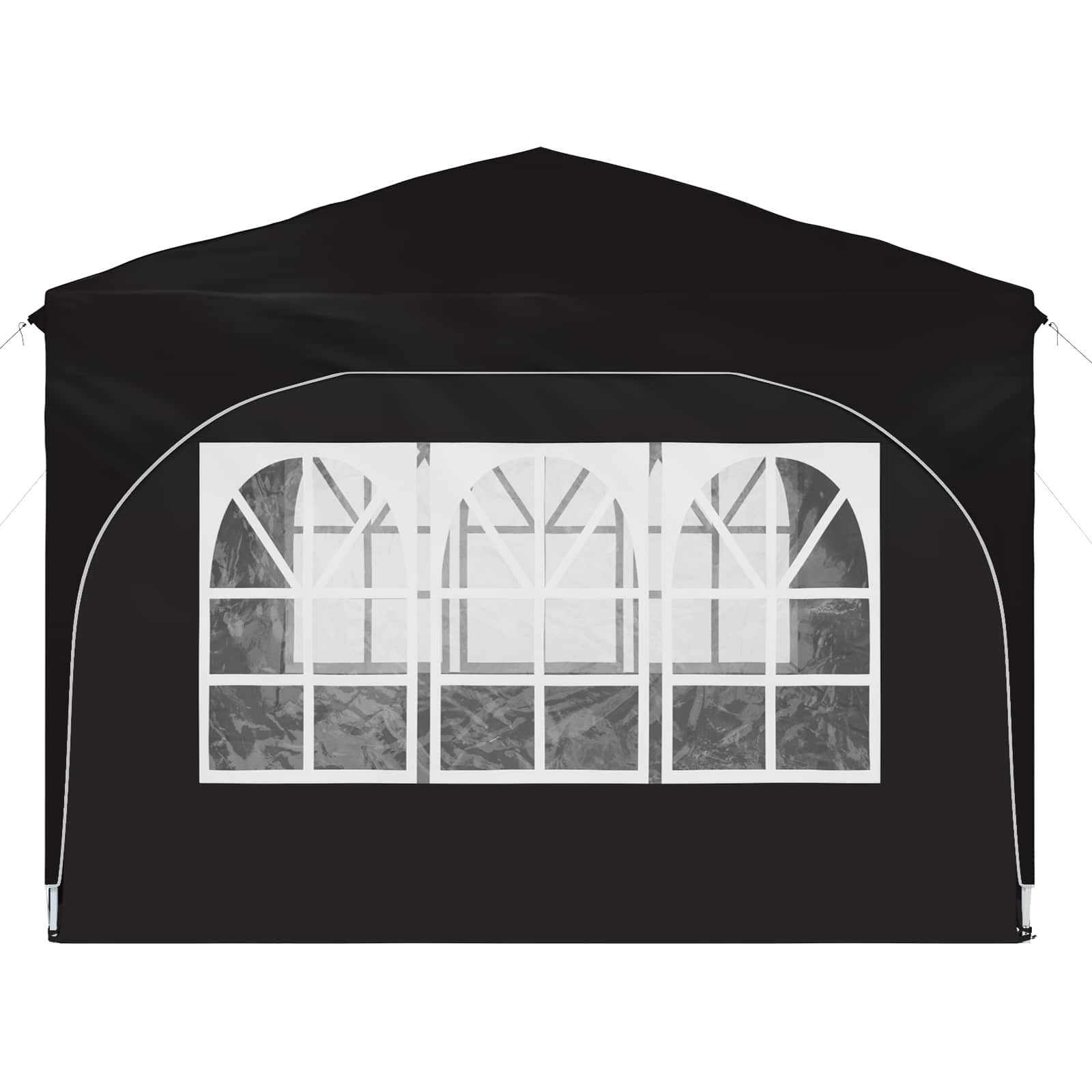 Pop-up Feesttent 290 x 290 x 245 cm Zwart is nu te koop bij PeponiXL, paradijselijk wonen!