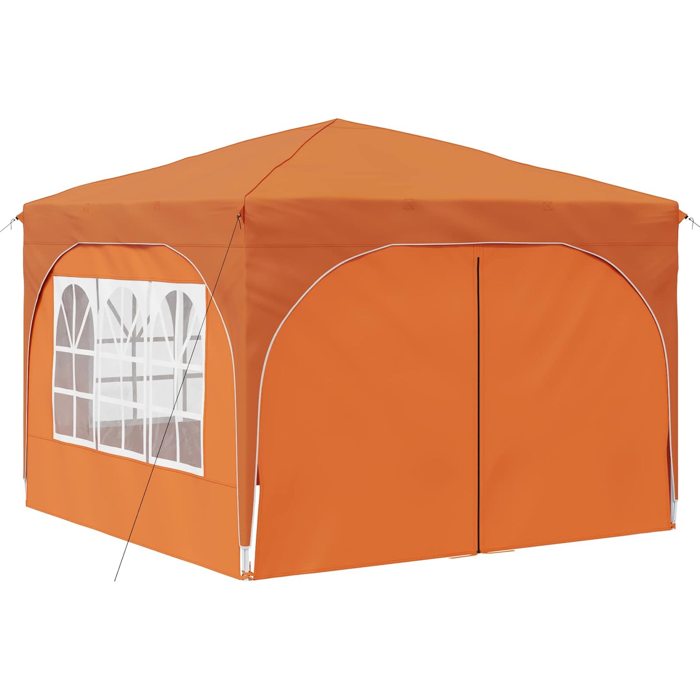 Pop-up Feesttent 290 x 290 x 245 cm Oranje is nu te koop bij PeponiXL, paradijselijk wonen!
