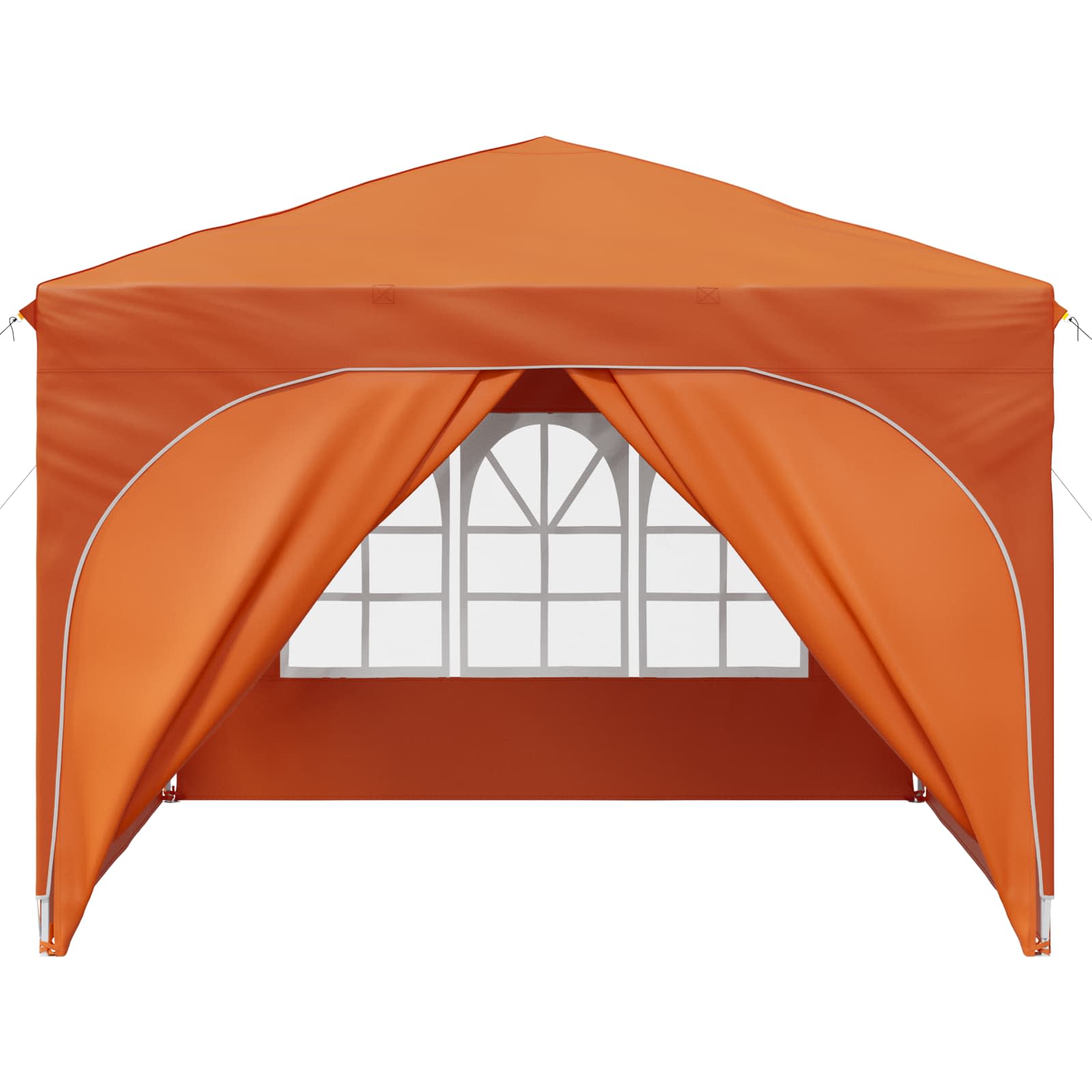 Pop-up Feesttent 290 x 290 x 245 cm Oranje is nu te koop bij PeponiXL, paradijselijk wonen!