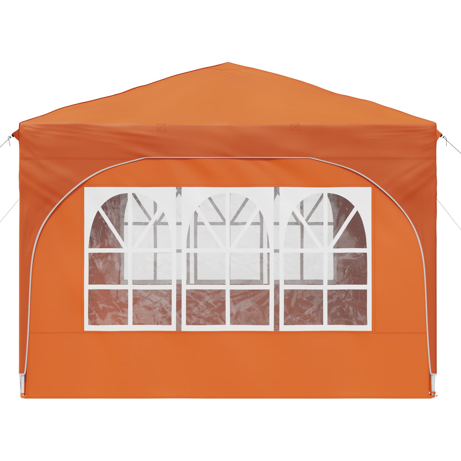 Pop-up Feesttent 290 x 290 x 245 cm Oranje is nu te koop bij PeponiXL, paradijselijk wonen!
