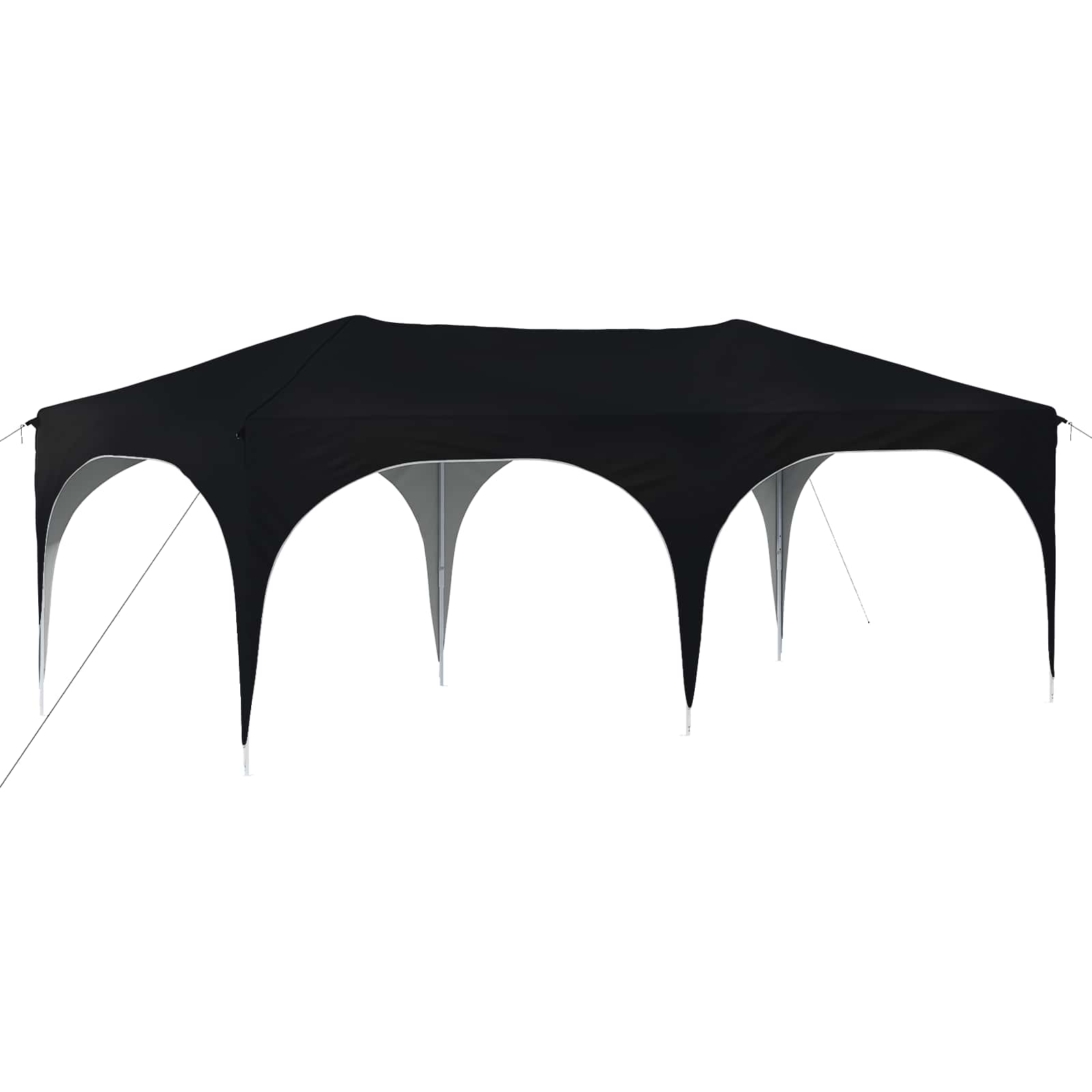 Pop-up Feesttent Antraciet 575 x 288 x 245 cm Oxford Stof is nu te koop bij PeponiXL, paradijselijk wonen!