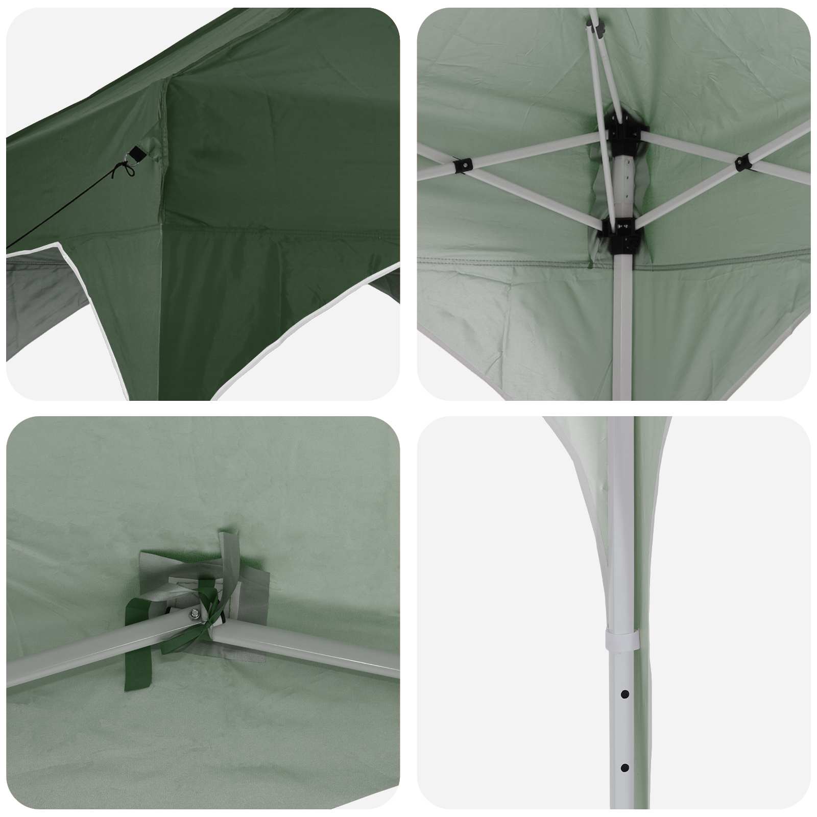 Pop-up Feesttent Groen 575 x 288 x 245 cm Oxford Stof is nu te koop bij PeponiXL, paradijselijk wonen!