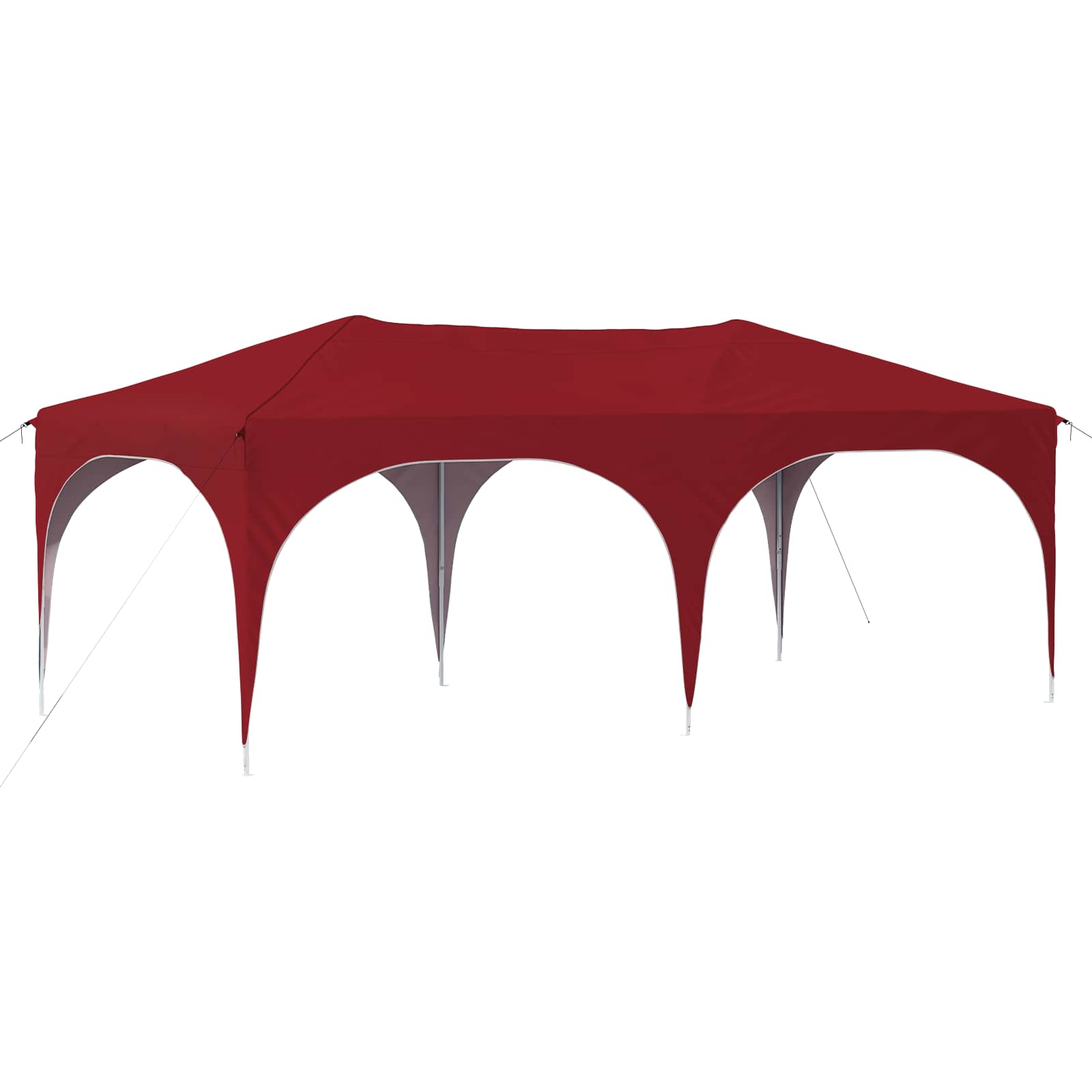 Pop-up Feesttent Bordeauxrood 575 x 288 x 245 cm Oxford Stof is nu te koop bij PeponiXL, paradijselijk wonen!