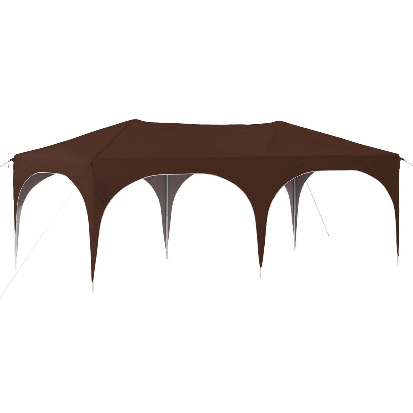 Pop-up Feesttent Bruin 575 x 288 x 245 cm Oxford Stof is nu te koop bij PeponiXL, paradijselijk wonen!
