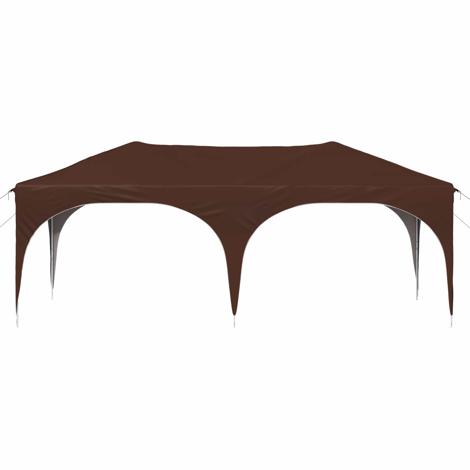Pop-up Feesttent Bruin 575 x 288 x 245 cm Oxford Stof is nu te koop bij PeponiXL, paradijselijk wonen!