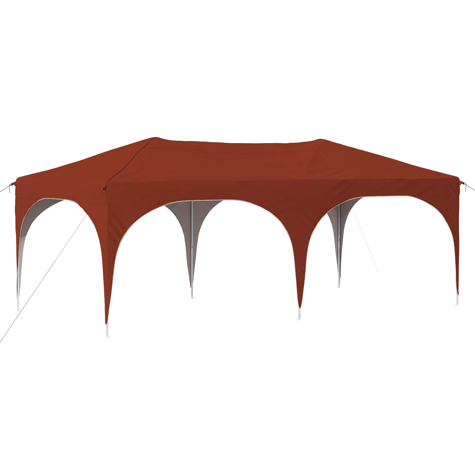 Pop-up Feesttent Terracotta 575 x 288 x 245 cm Oxford Stof is nu te koop bij PeponiXL, paradijselijk wonen!