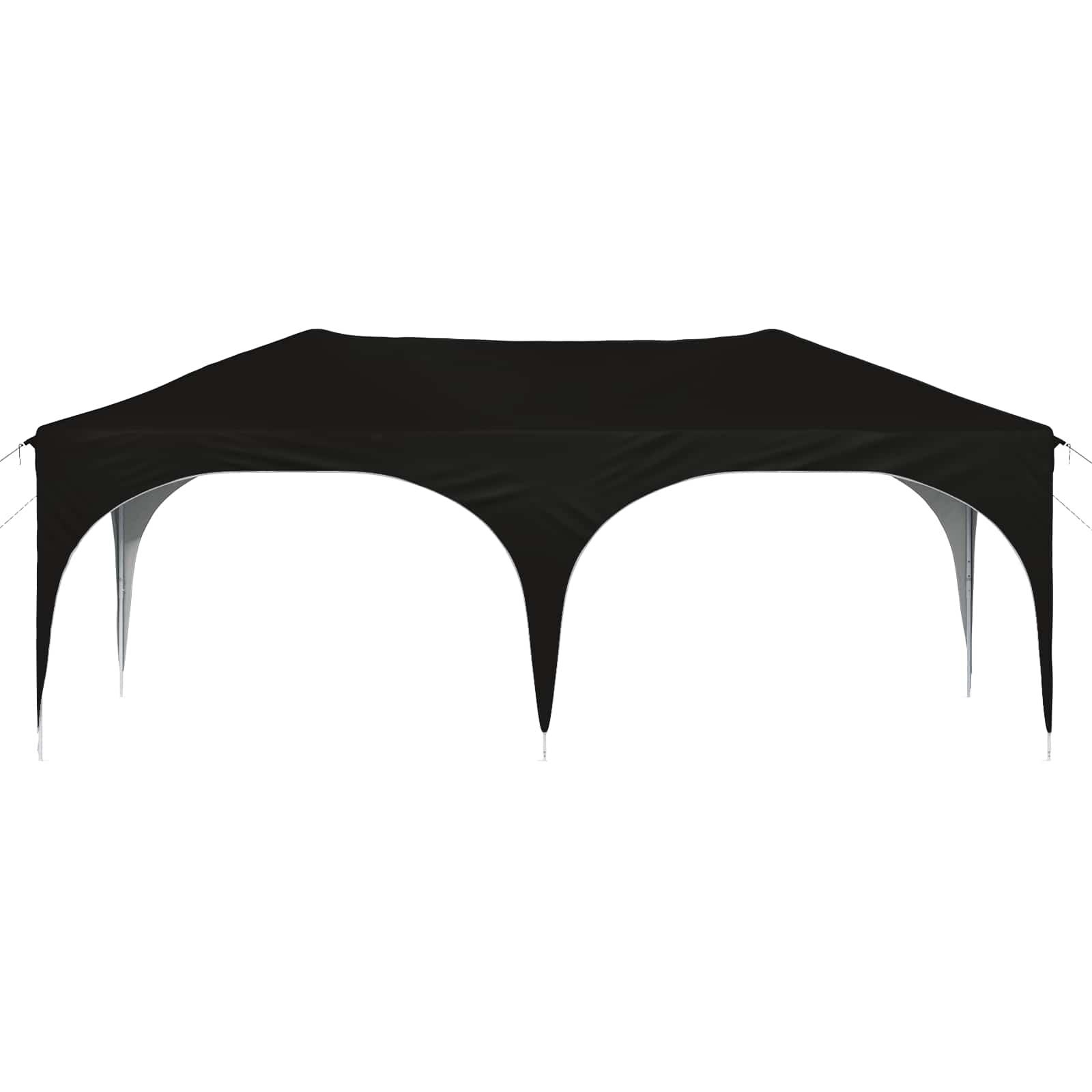 Pop-up Feesttent Zwart 575 x 288 x 245 cm Oxford Stof is nu te koop bij PeponiXL, paradijselijk wonen!
