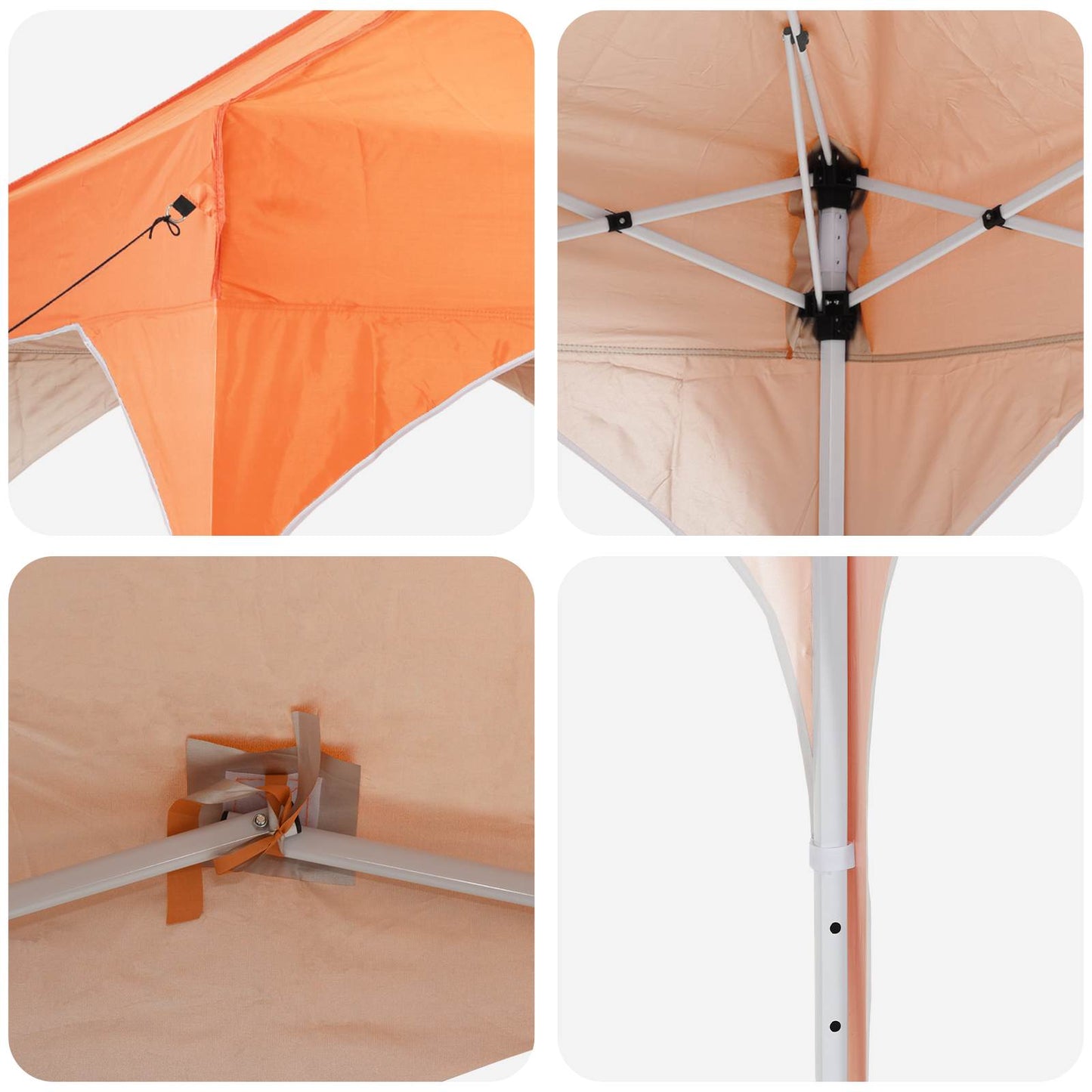 Pop-up Feesttent Oranje 575 x 288 x 245 cm Oxford Stof is nu te koop bij PeponiXL, paradijselijk wonen!