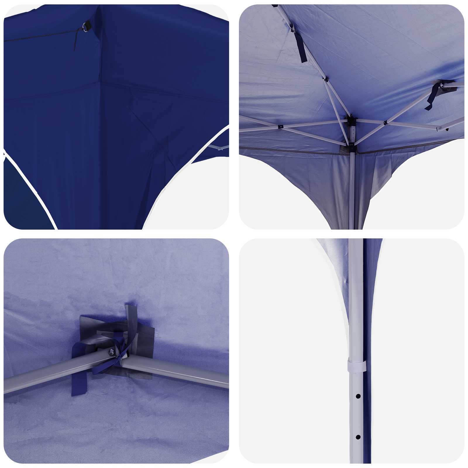 Pop-up Feesttent Blauw 575 x 288 x 245 cm Oxford Stof is nu te koop bij PeponiXL, paradijselijk wonen!