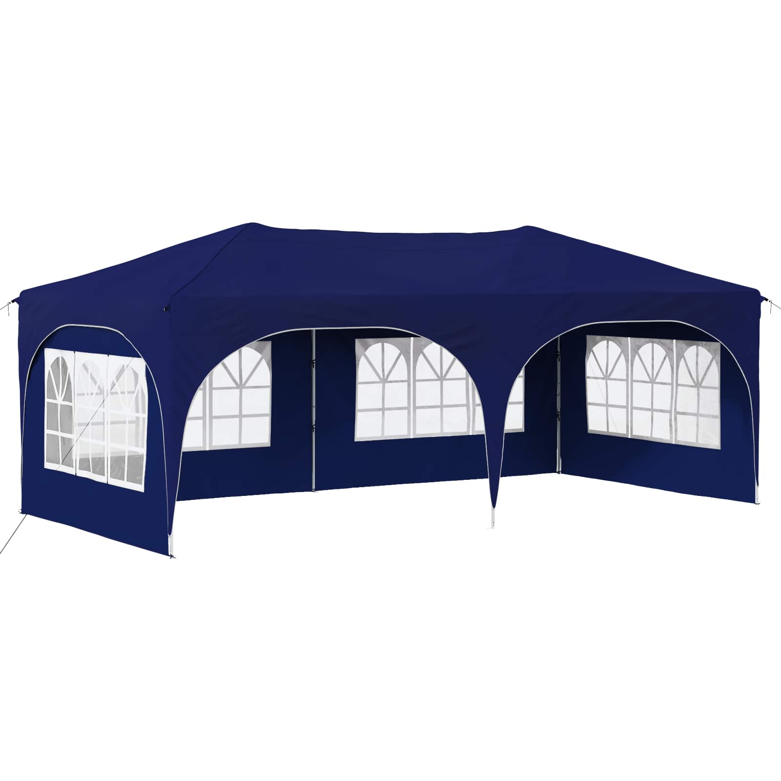 Pop-up Feesttent Blauw 575 x 288 x 245 cm Oxford Stof is nu te koop bij PeponiXL, paradijselijk wonen!